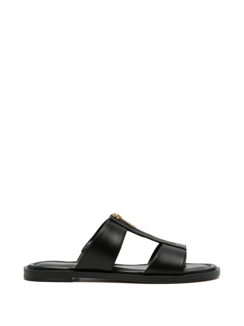 Berkley zip leather sandals 1