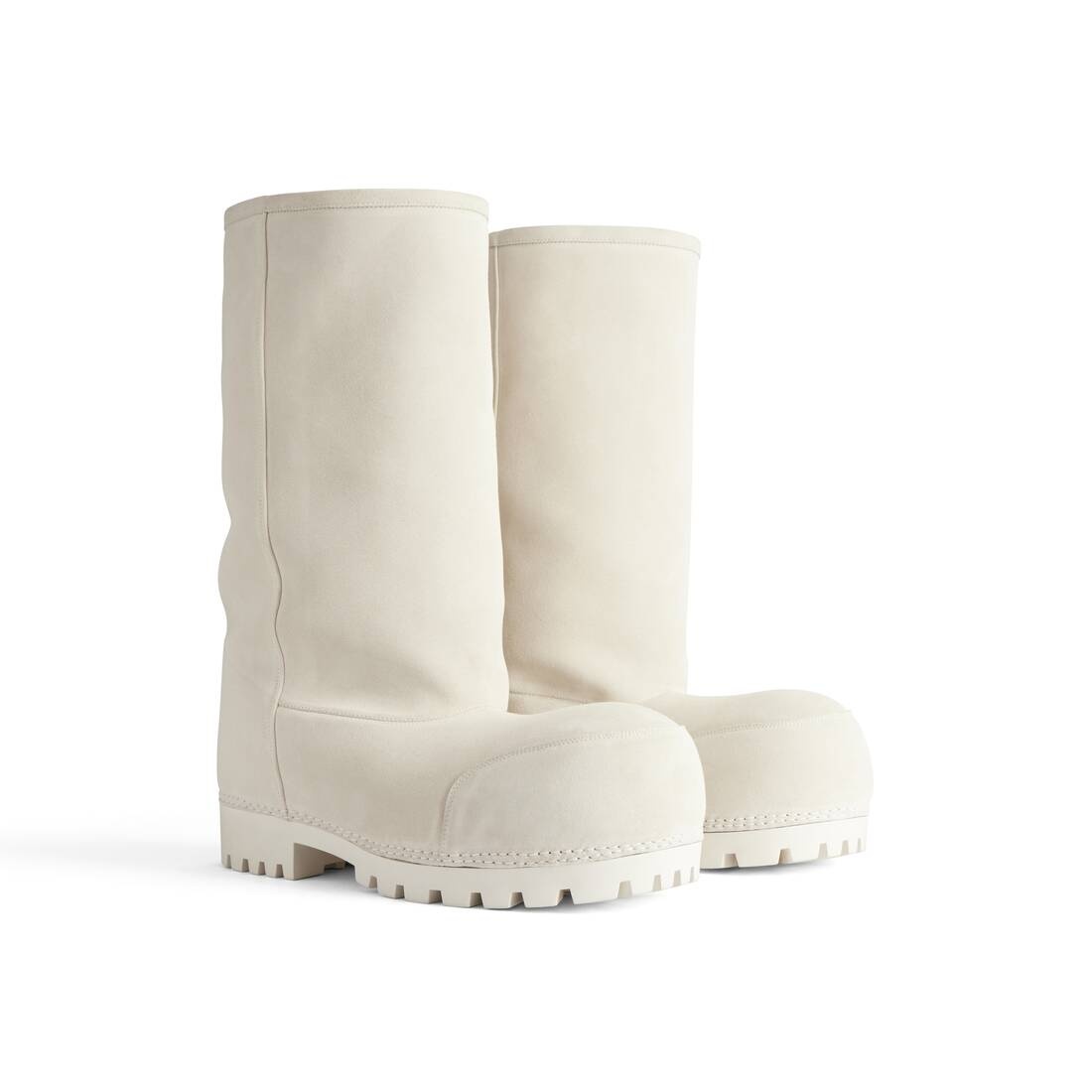 Women's Alaska Fur High Boot in White - 2
