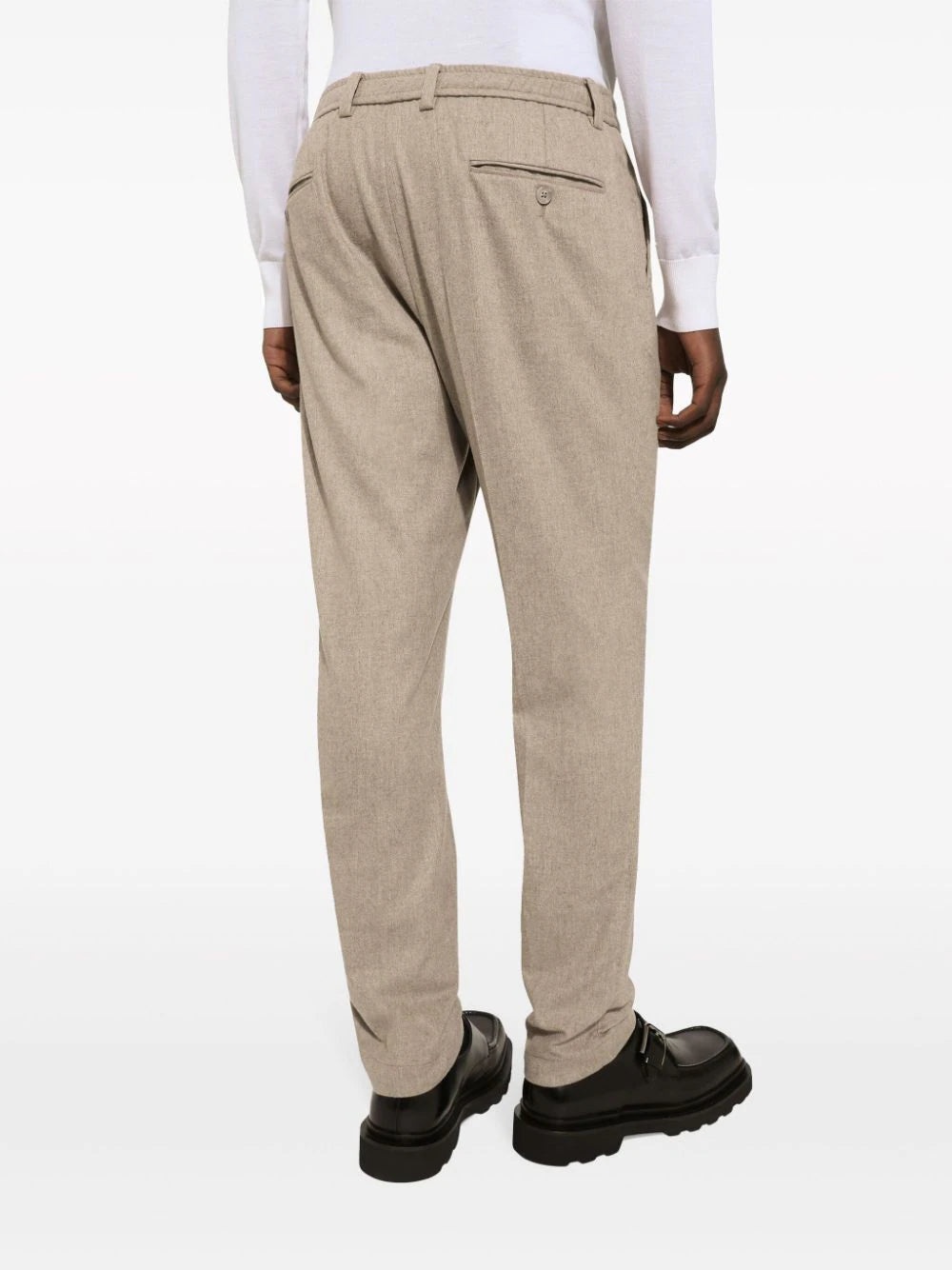PRESSED-CREASE TAILORED TROUSERS - 4