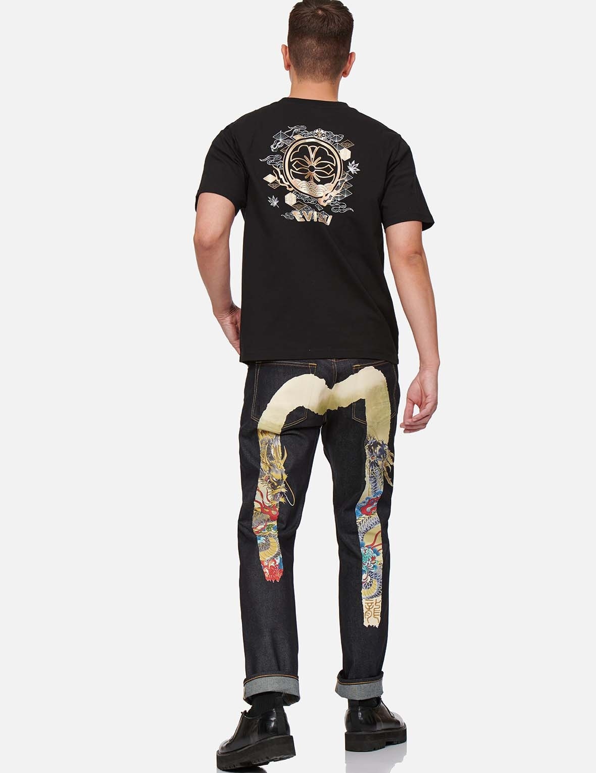 GRADATED DRAGON DAICOCK CARROT FIT JEANS #2017 - 5