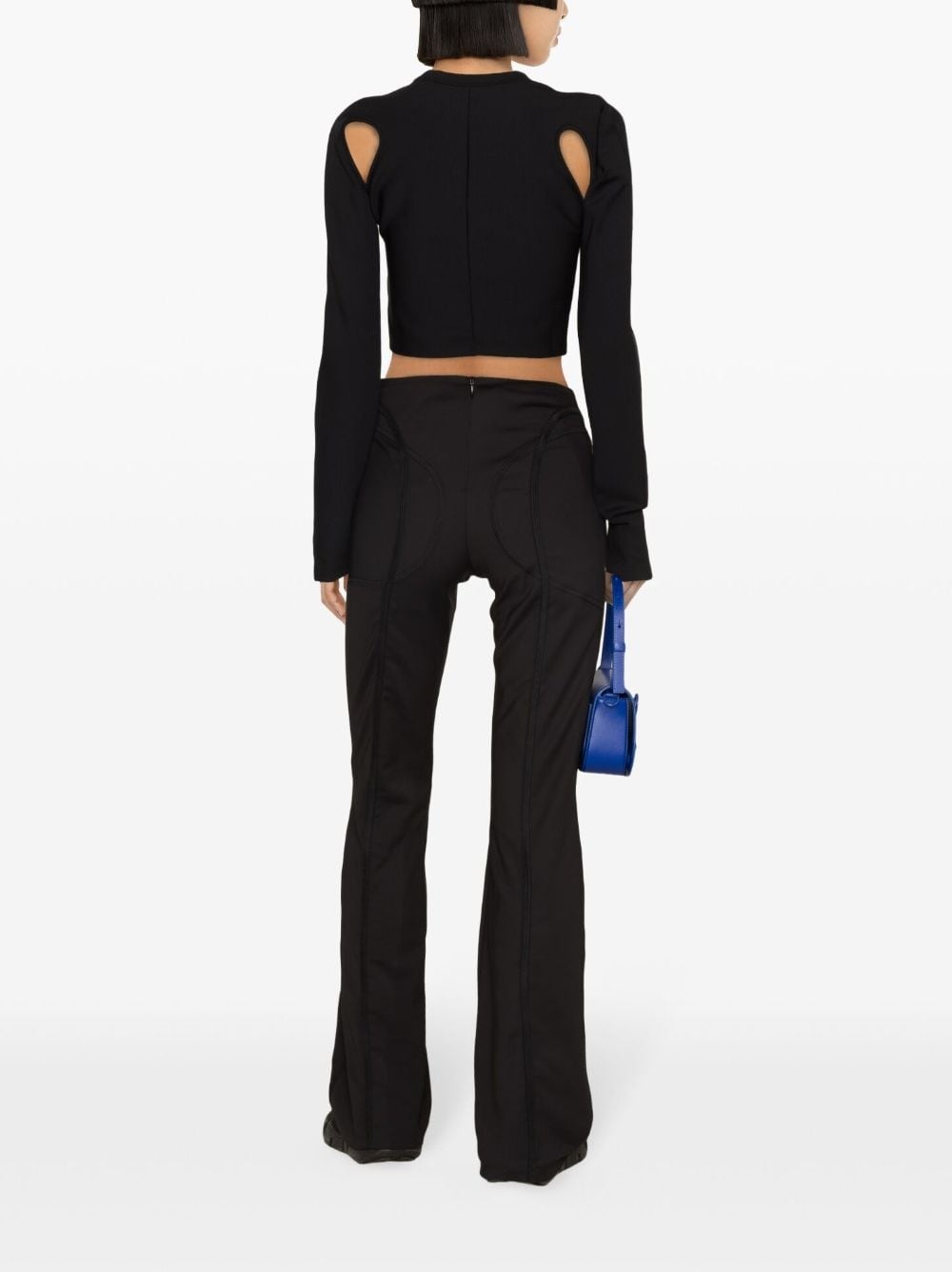 cut-out crop top - 4