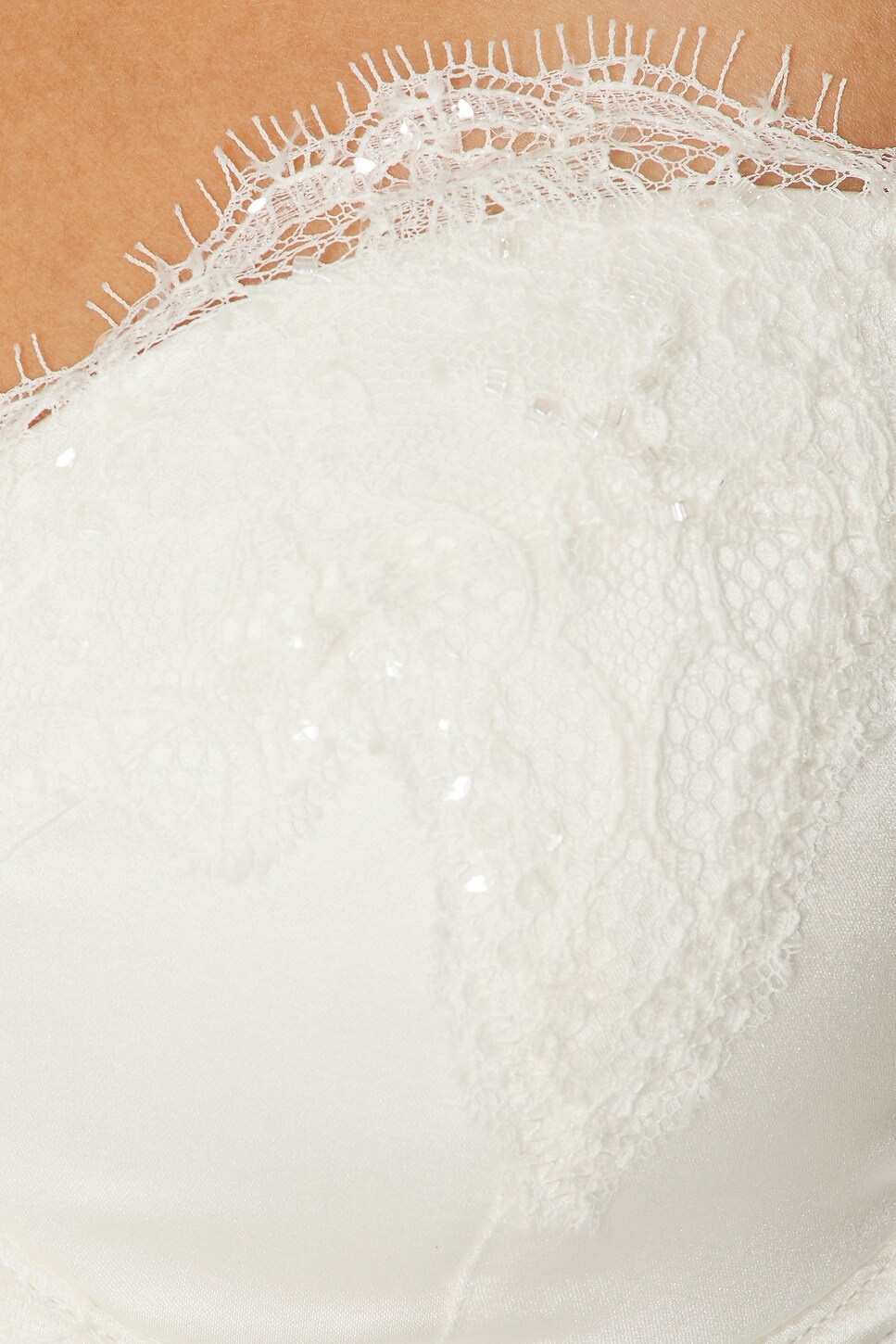 X Galia Lahav Beaded Iris Lace Bustier - 6