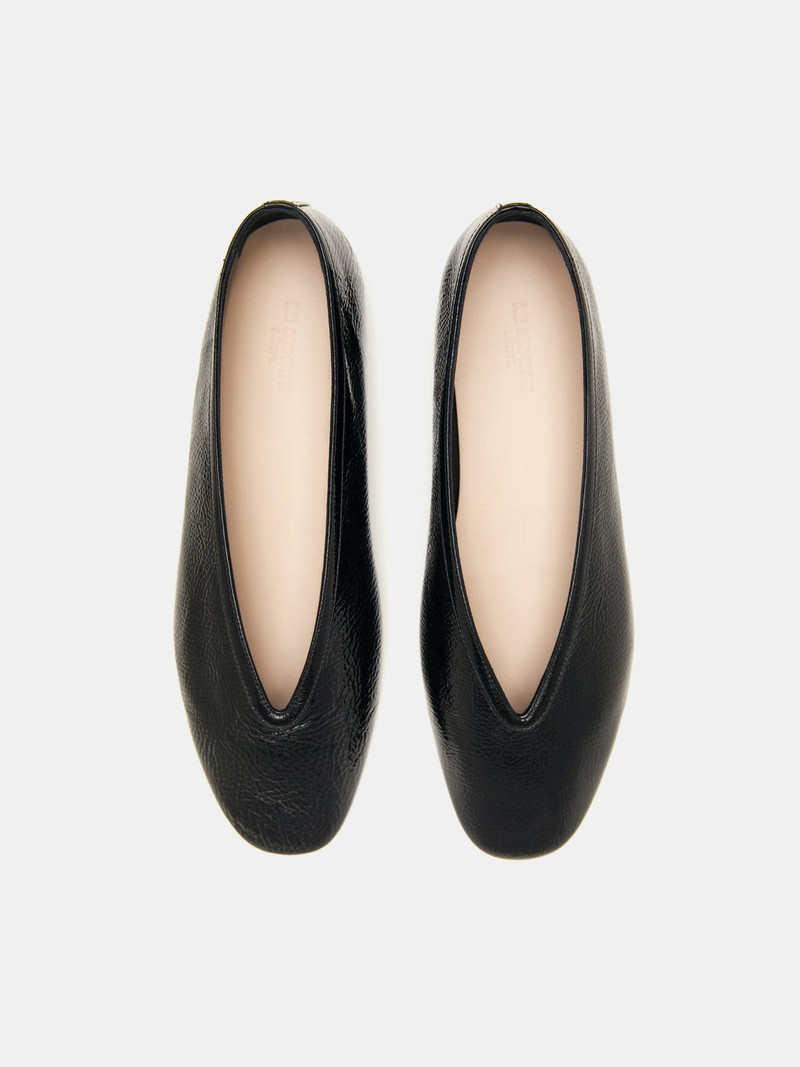 LE MONDE BÉRYL Luna Slipper / Black Patent Leather outlook