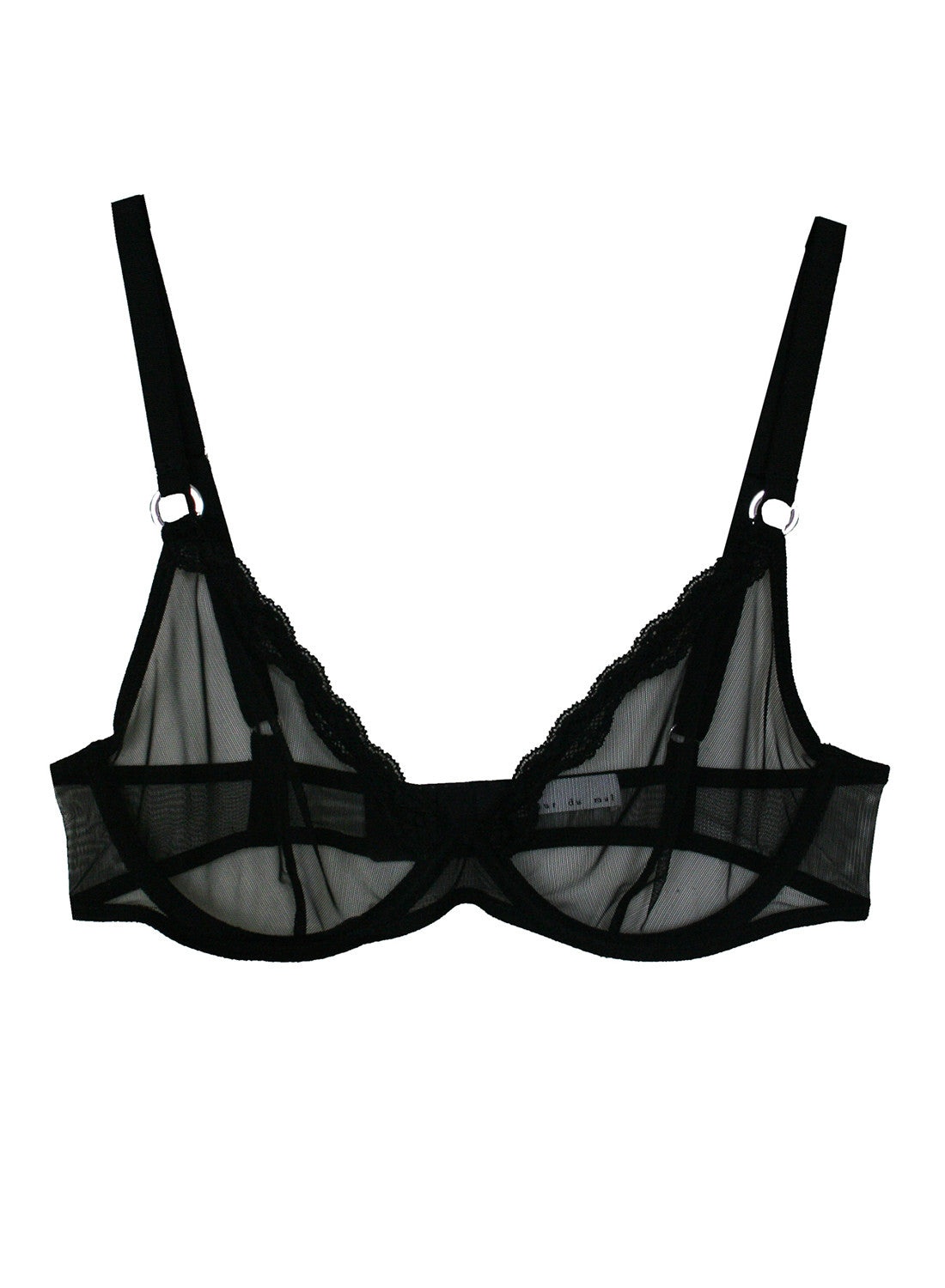Sheer Tulle Demi Bra - 3