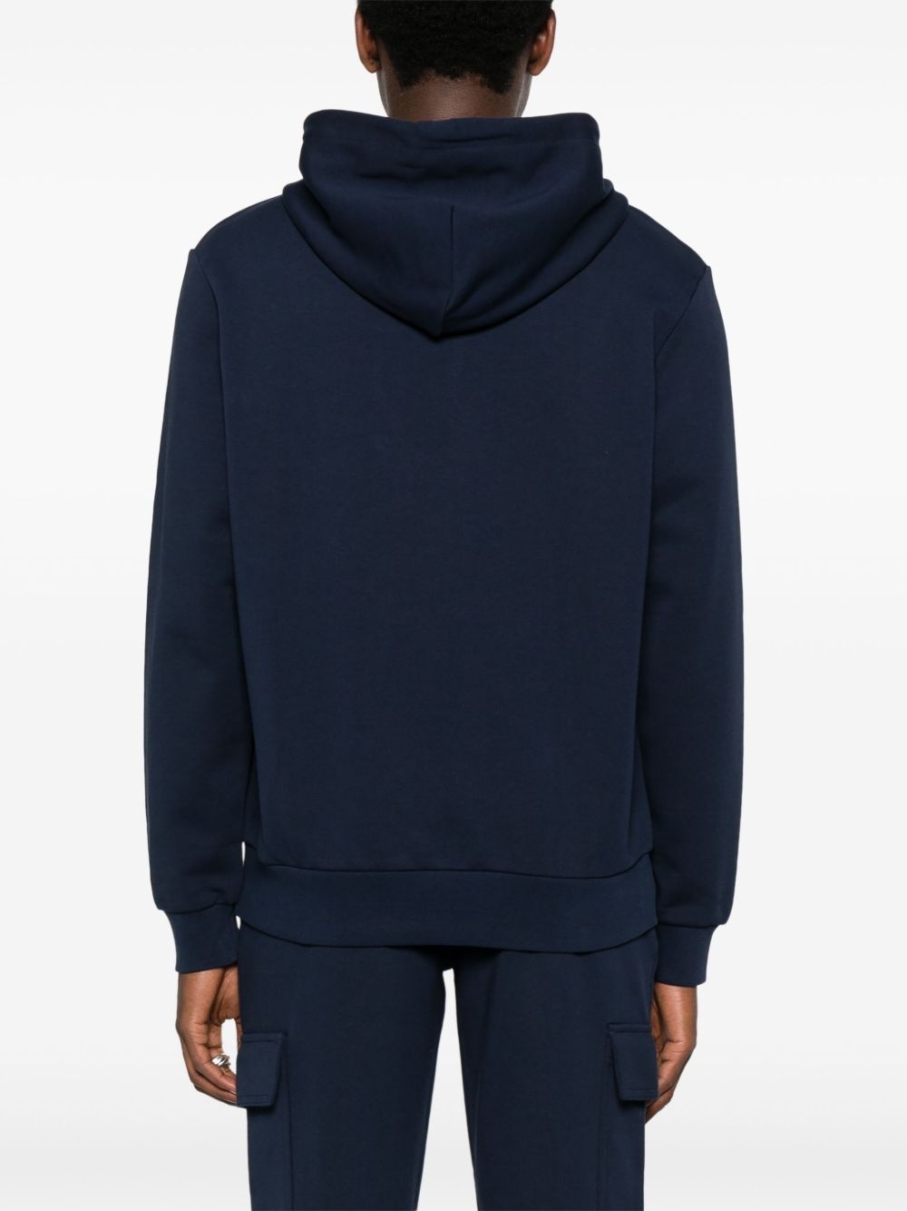 logo-embroidered hoodie - 4