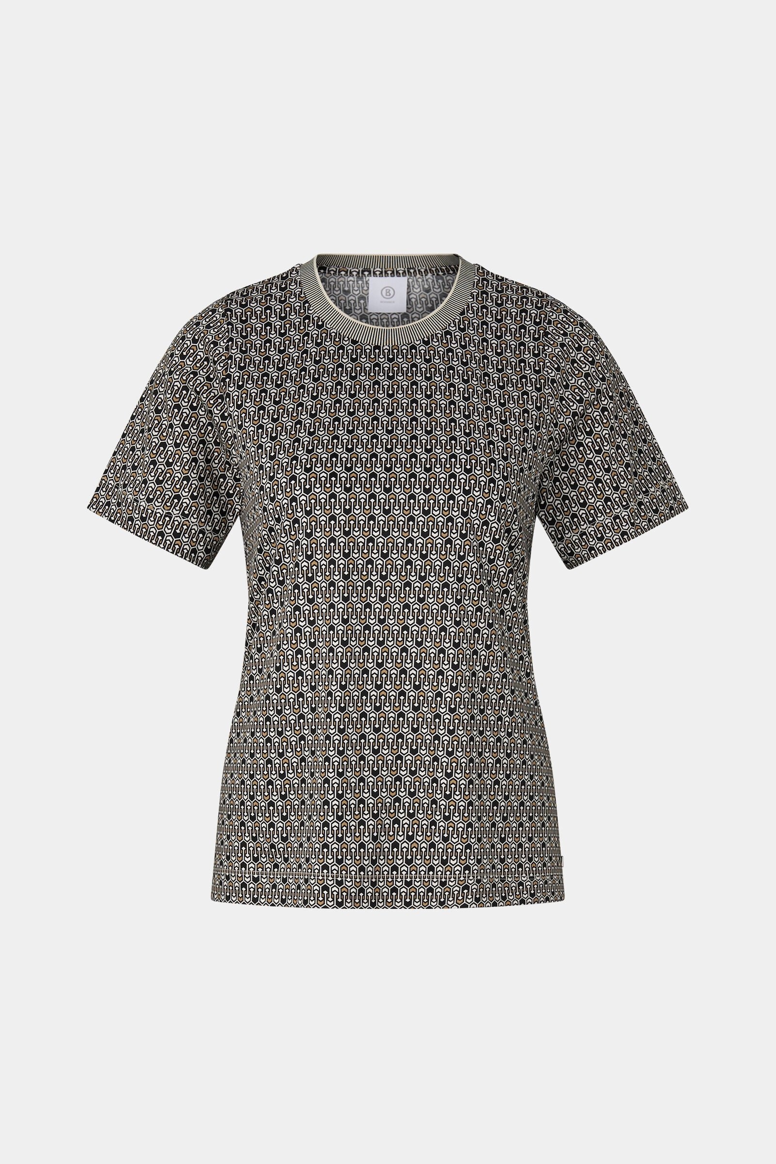 Karlie T-shirt in Black/White - 1