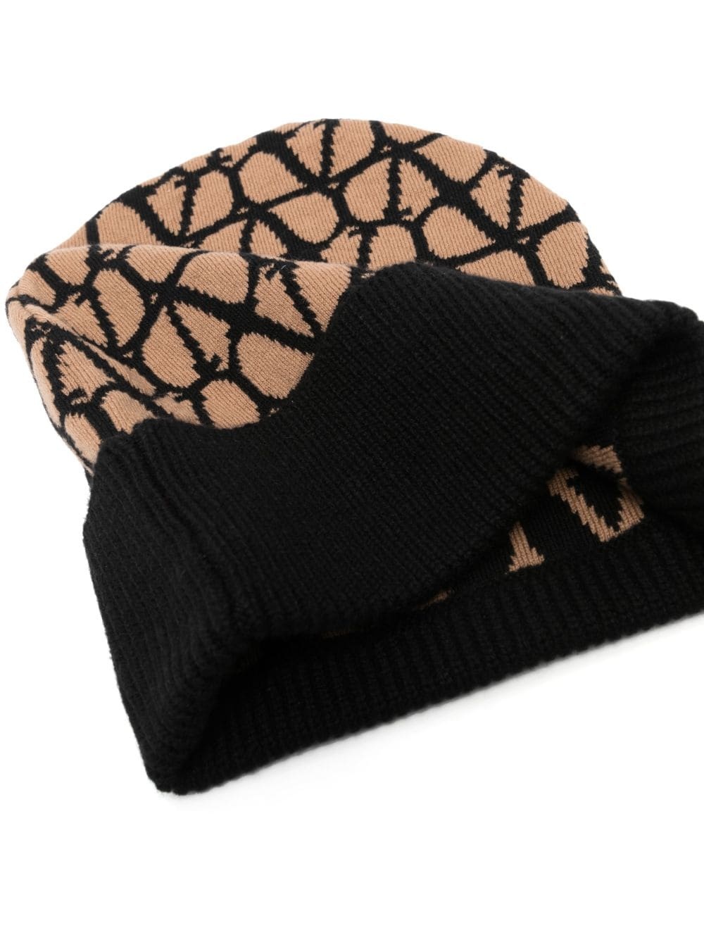 VALENTINO GARAVANI ◆ CASHMERE BEANIE Valentino Garavani Printed Cashmere Beanie Hat | italist