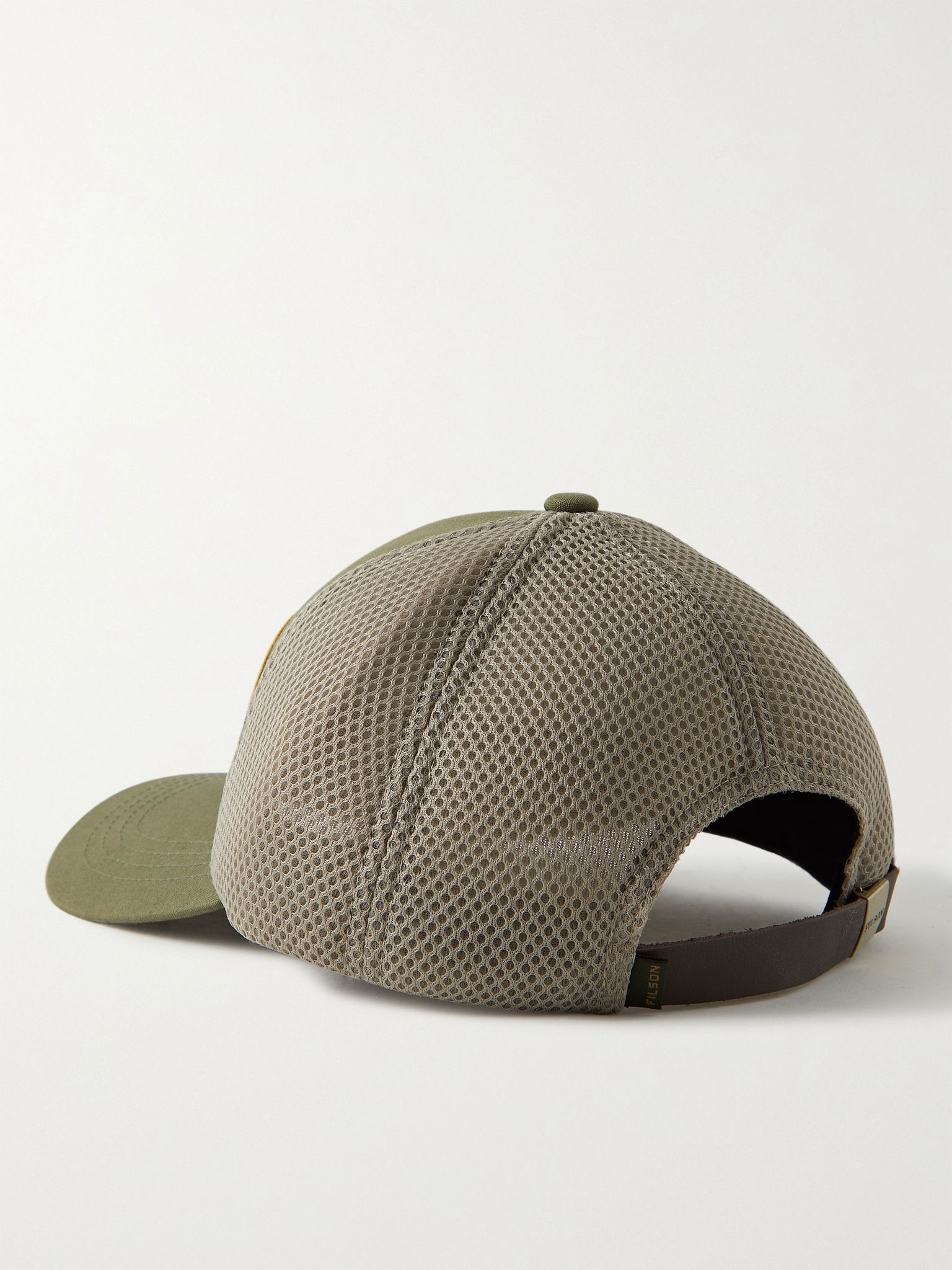 Logger Logo-Appliquéd Mesh and Cotton-Ripstop Baseball Cap - 3