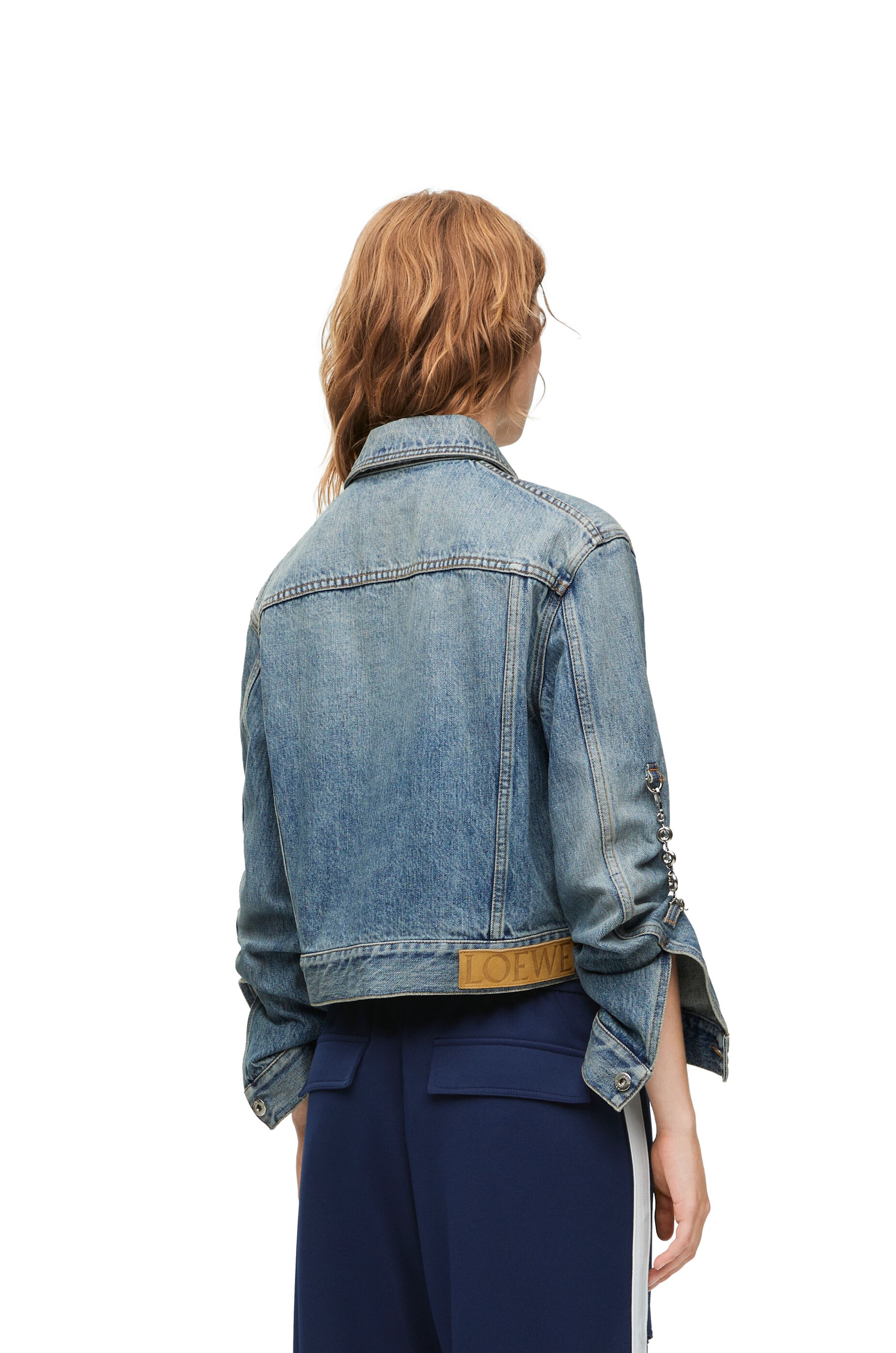 Chain jacket in denim - 4