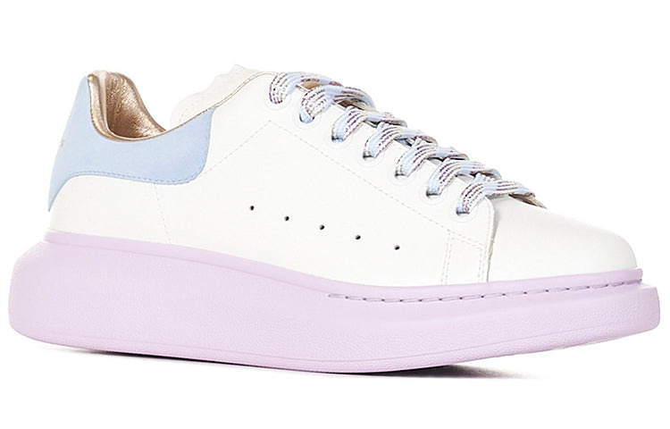 (WMNS) Alexander McQueen Oversized Sneaker 'White Blue Lilac' 553770WIAF99554 - 2