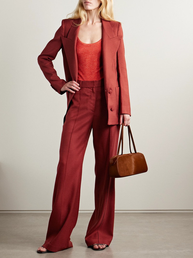 ADAM LIPPES Wyatt Canvas Straight-leg Pants outlook