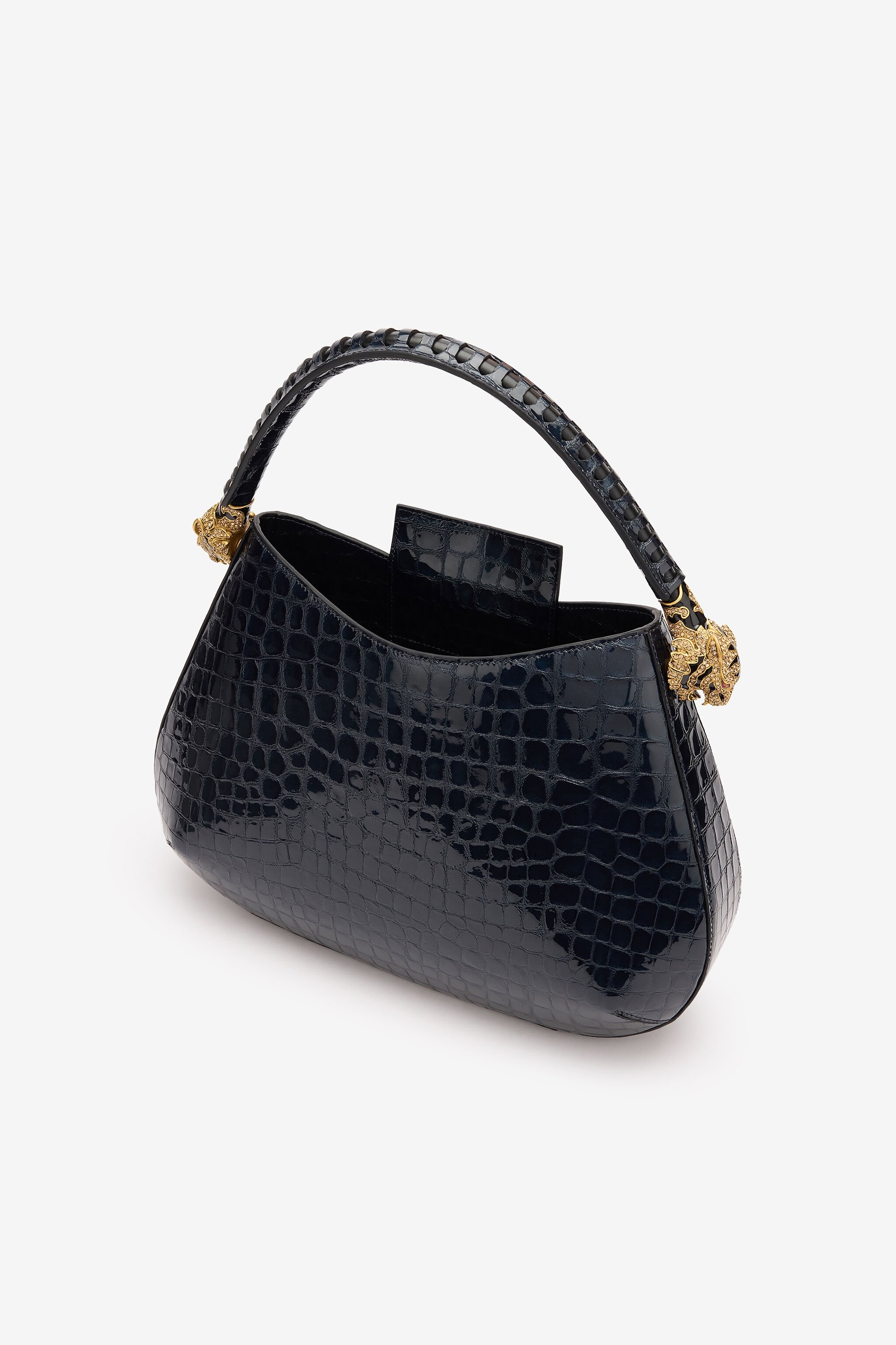 Roar Bag With Crocodile Print - 6