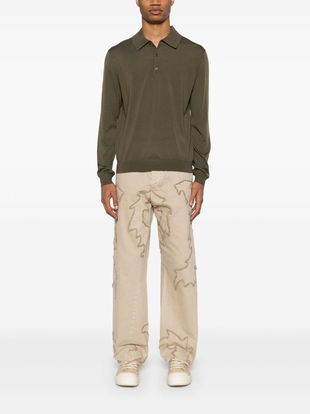logo-patch jeans - 2