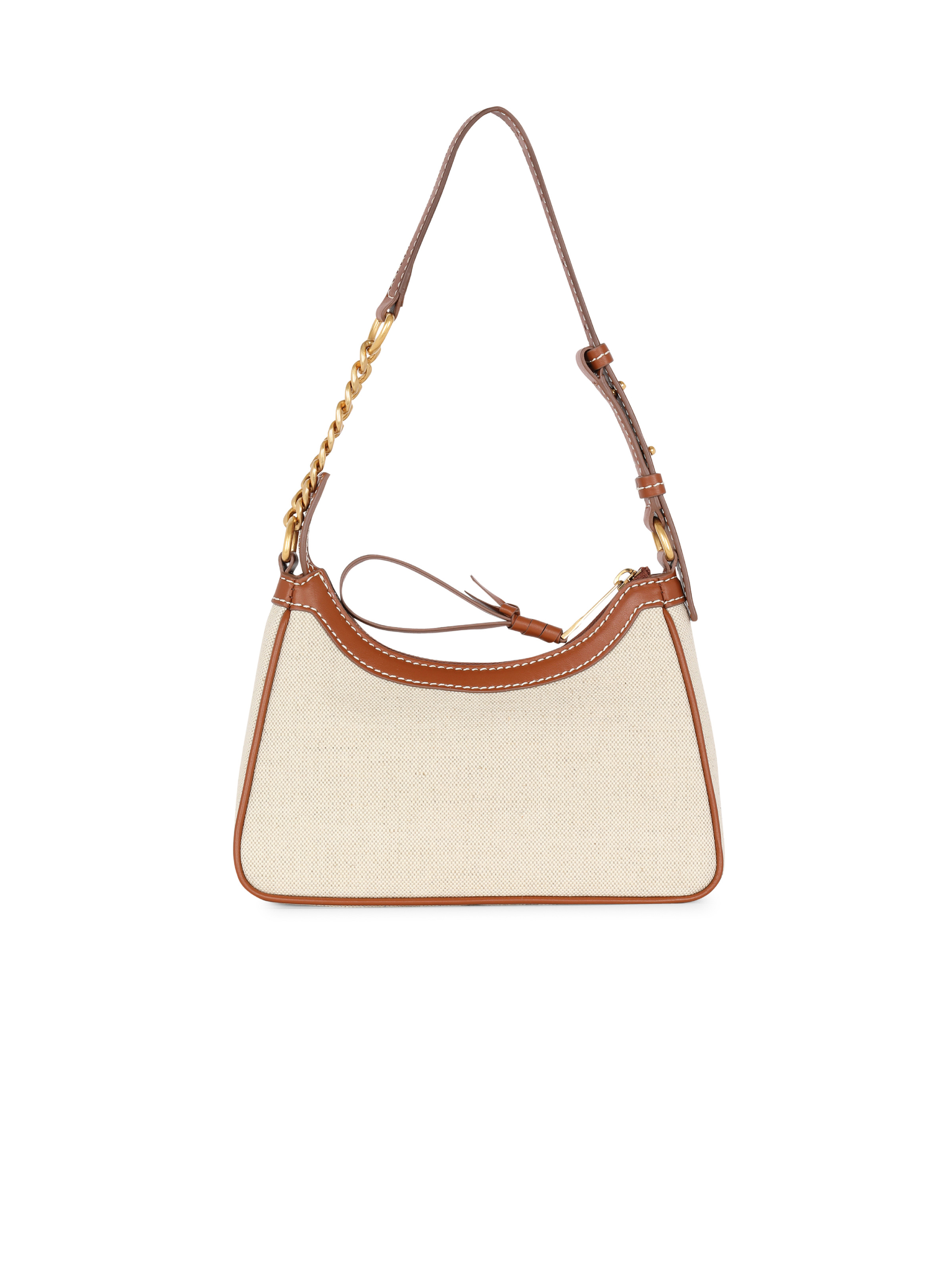 B-Army canvas bag with leather inserts - 4
