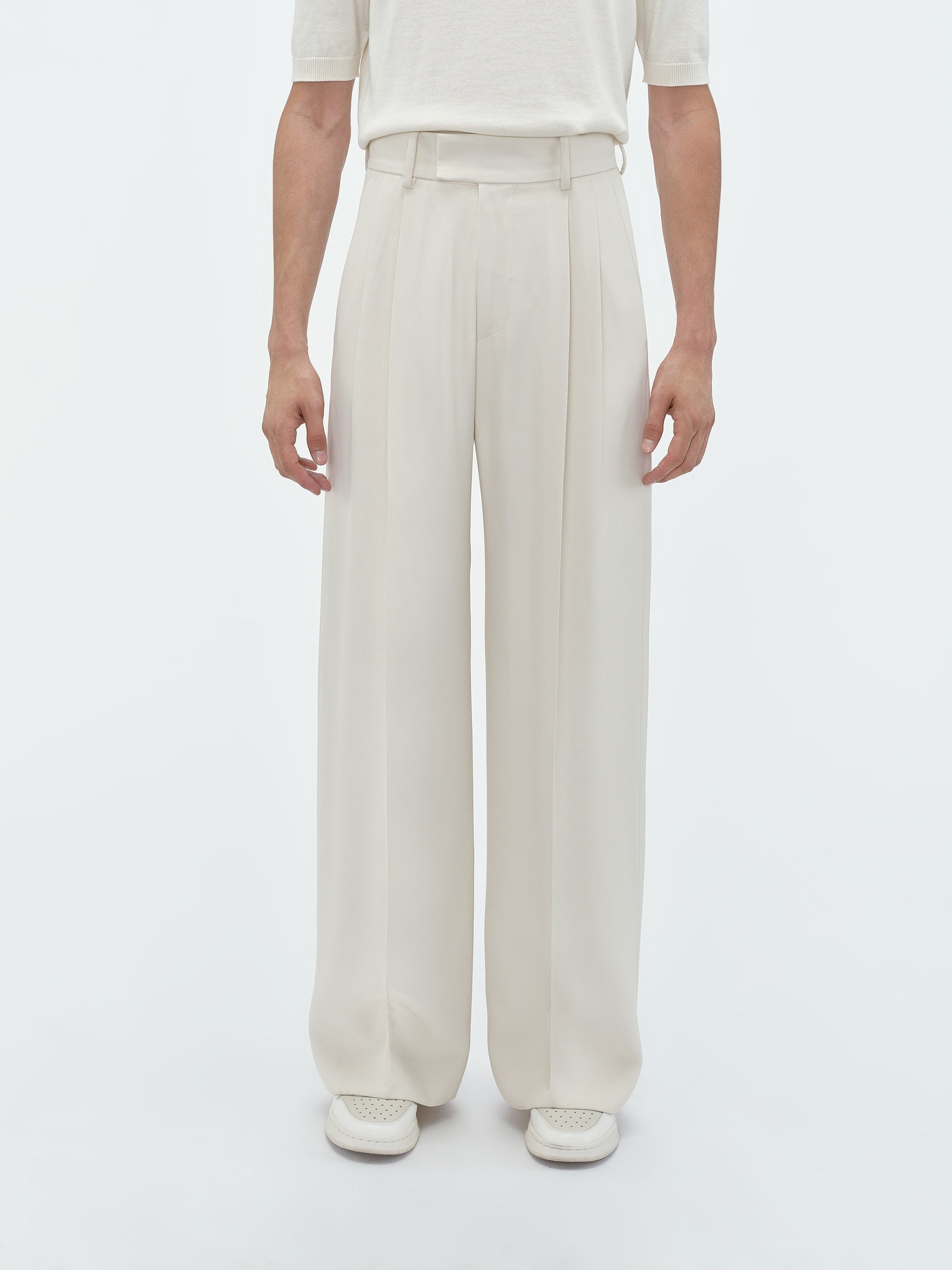 DOUBLE PLEATED PANT - 3