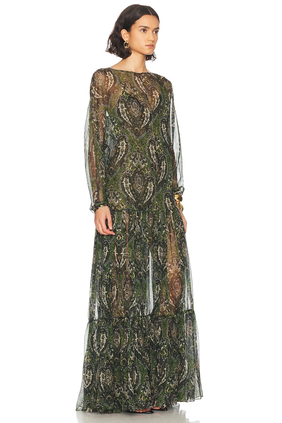 Long Sleeve Maxi Dress - 2