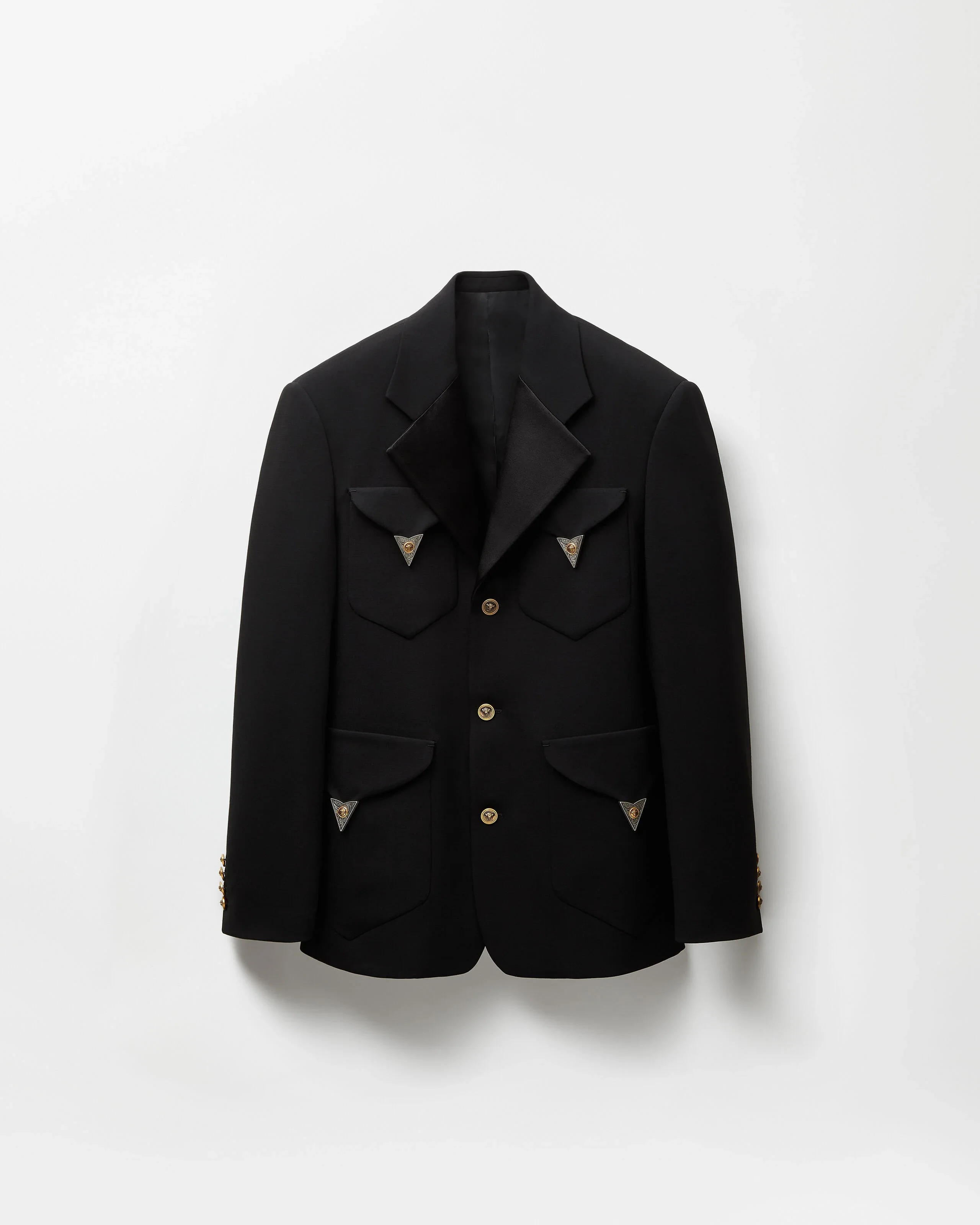 Stretch Wool Blazer - 1