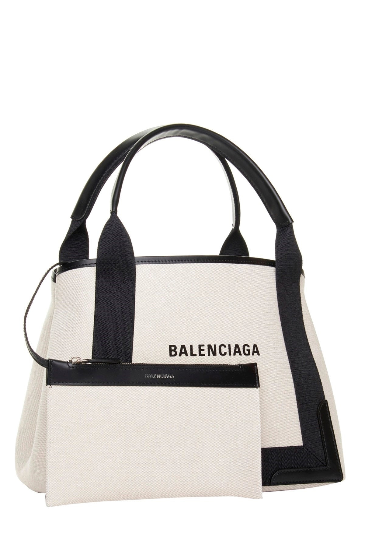Balenciaga Women 'Navy Cabas' Small Shopping Bag - 4