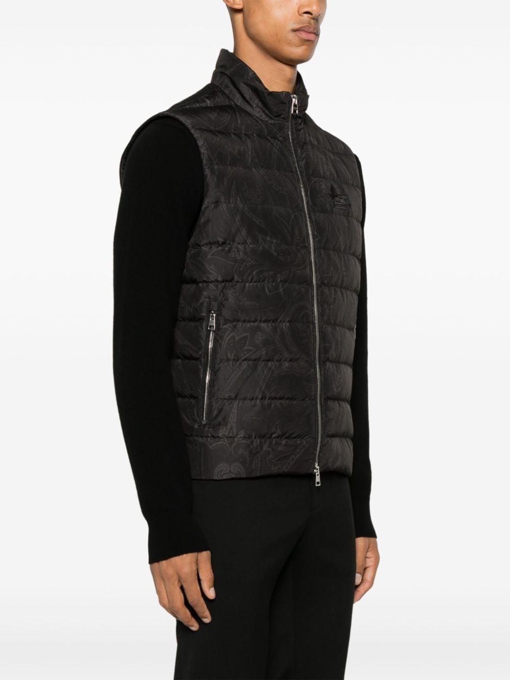 signature Pegaso-embroidered gilet - 3
