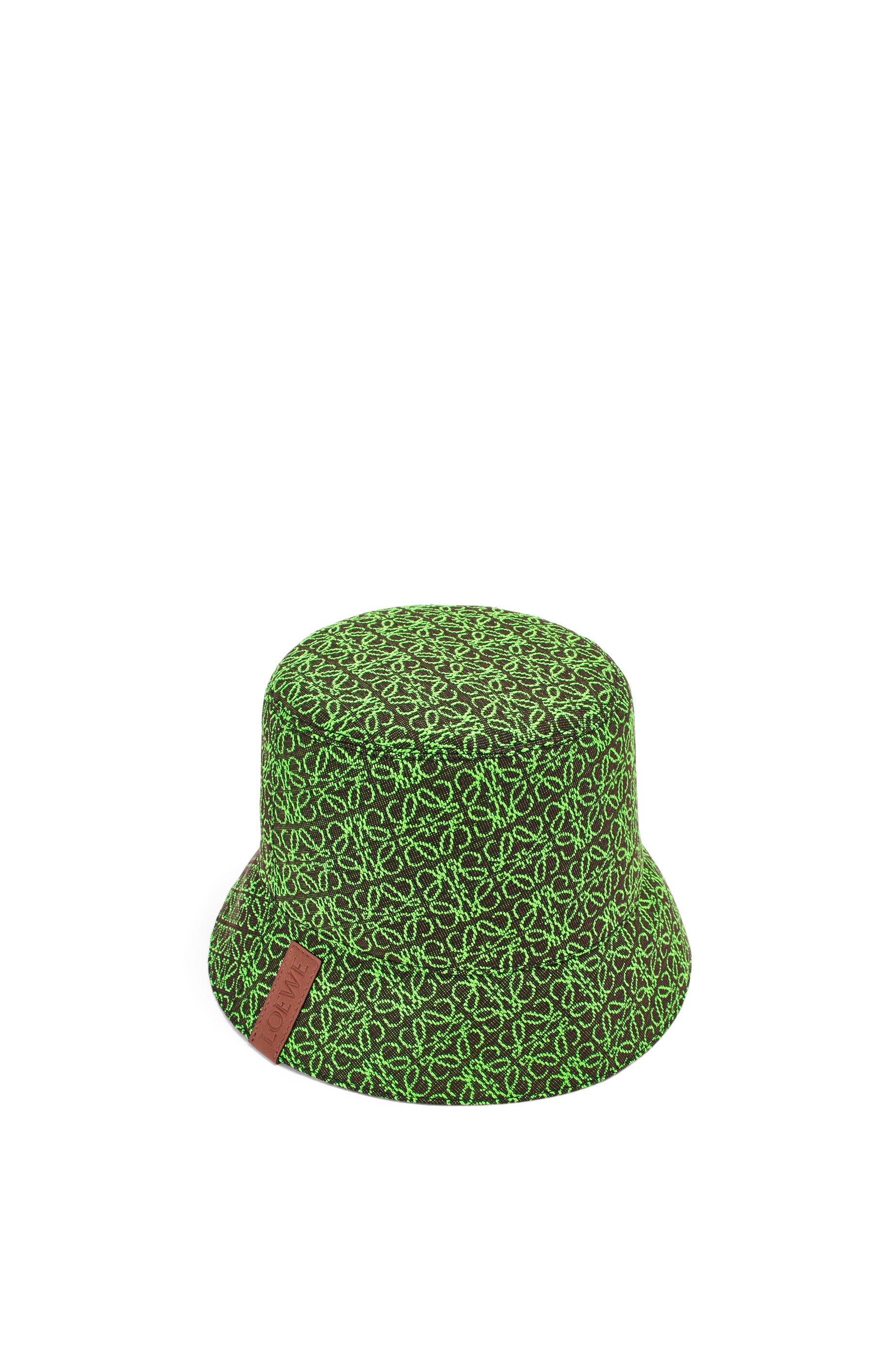 Reversible Anagram bucket hat in jacquard and nylon - 3