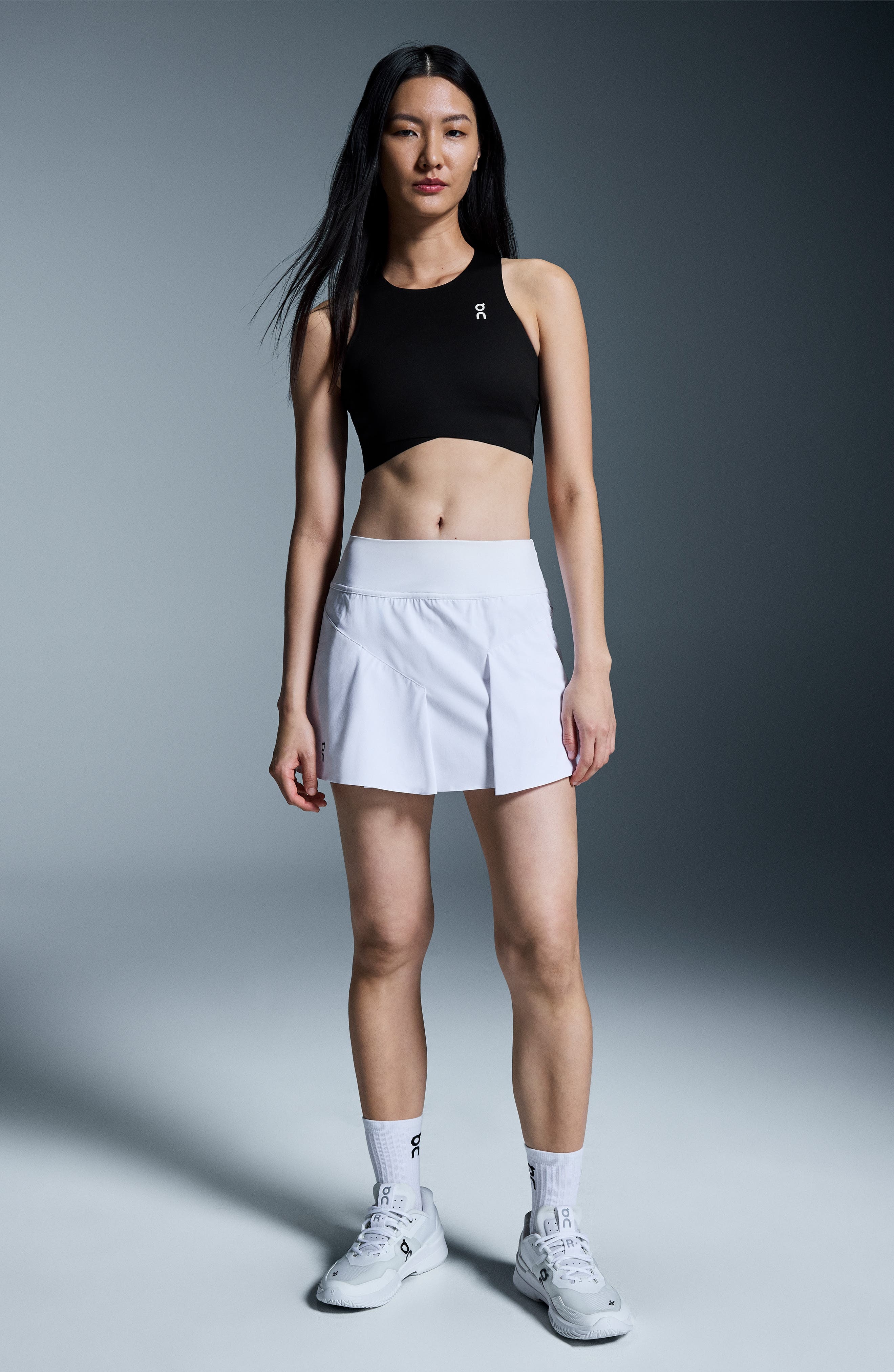 On Court Crop Tank in Black at Nordstrom - 4