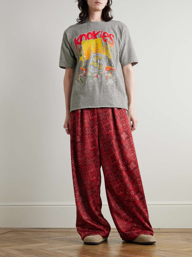 Kapital Buster Peckish Bowy Printed Cotton-Jersey T-Shirt outlook