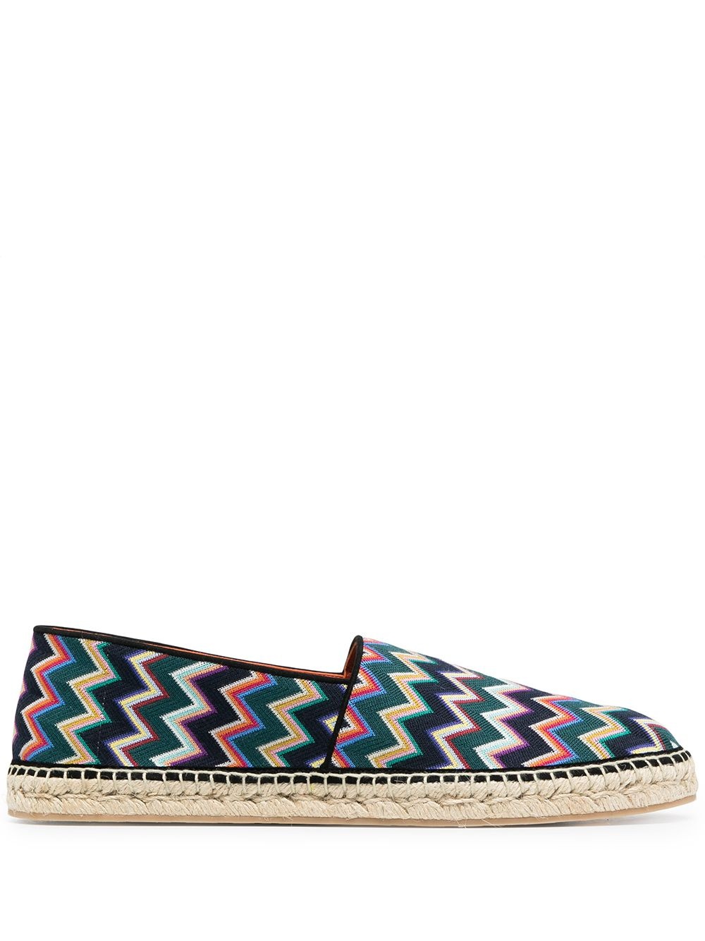 zigzag-print espadrilles - 1