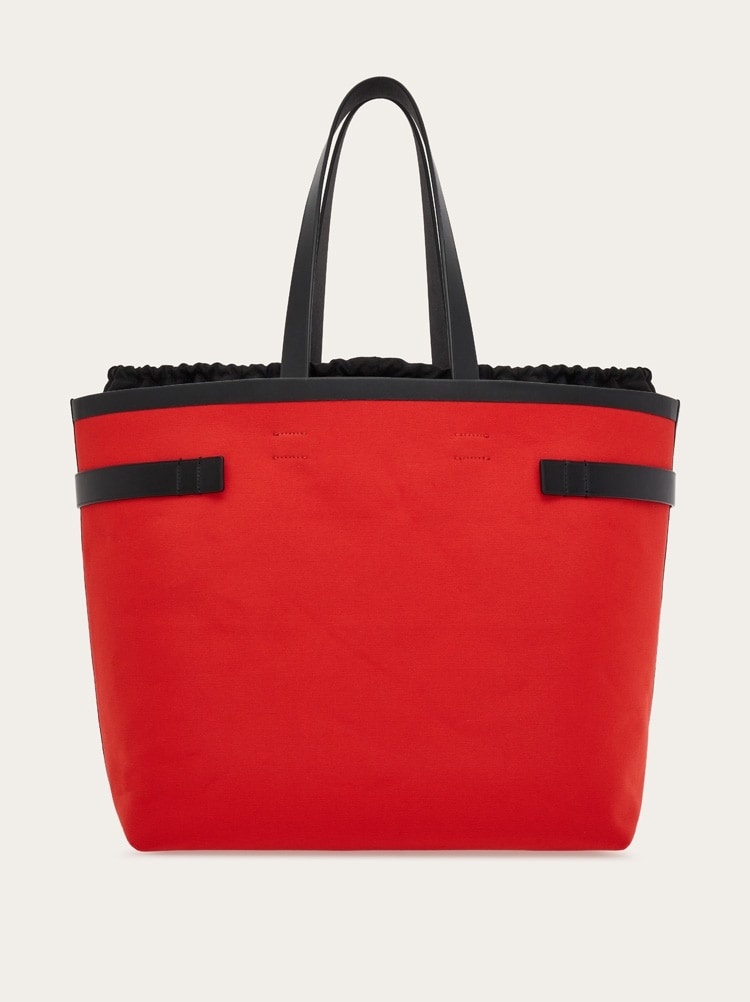 TOTE BAG WITH GANCINI BUCKLES (L) - 3