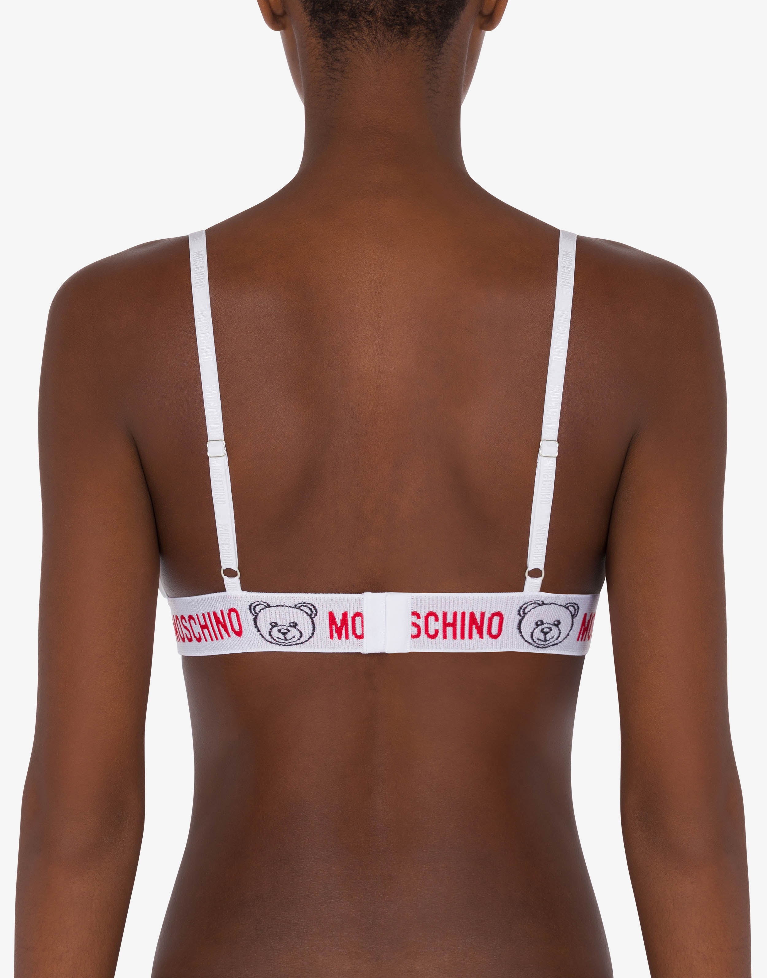 ELASTIC TEDDY TRIANGLE BRA - 3