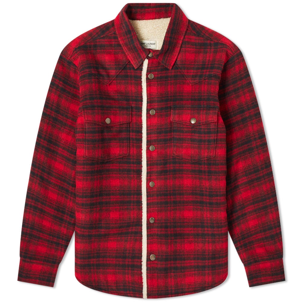 Saint Laurent Checked Western Shirt - 1