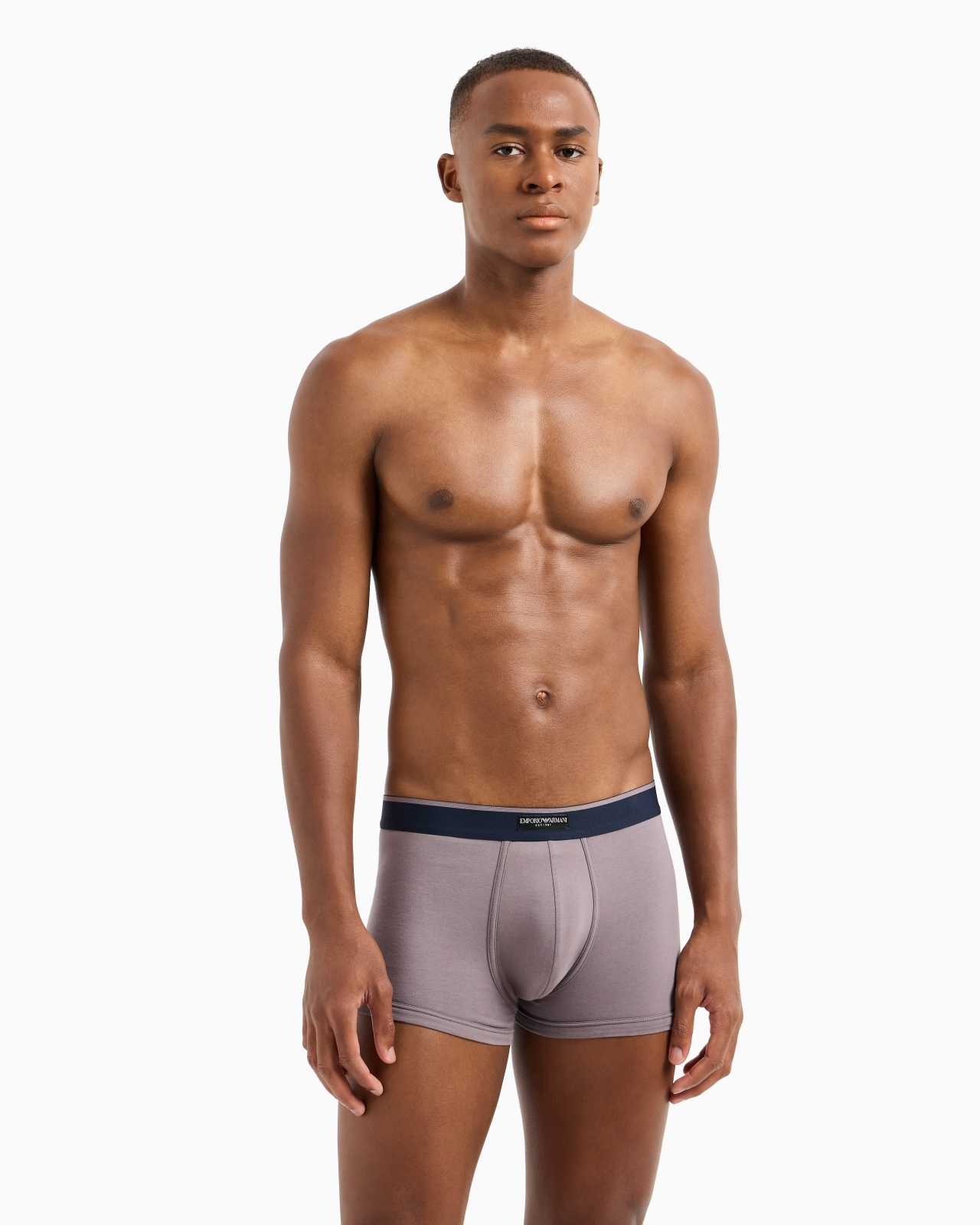 TWO-PACK OF ASV LOGO LABEL ORGANIC-COTTON BOXER BRIEFS - 2