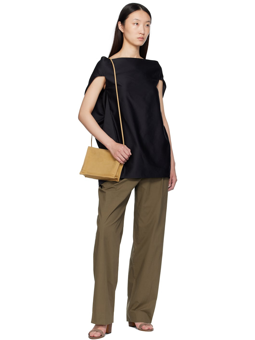 Tan Large To Go Crossbody Bag - 4