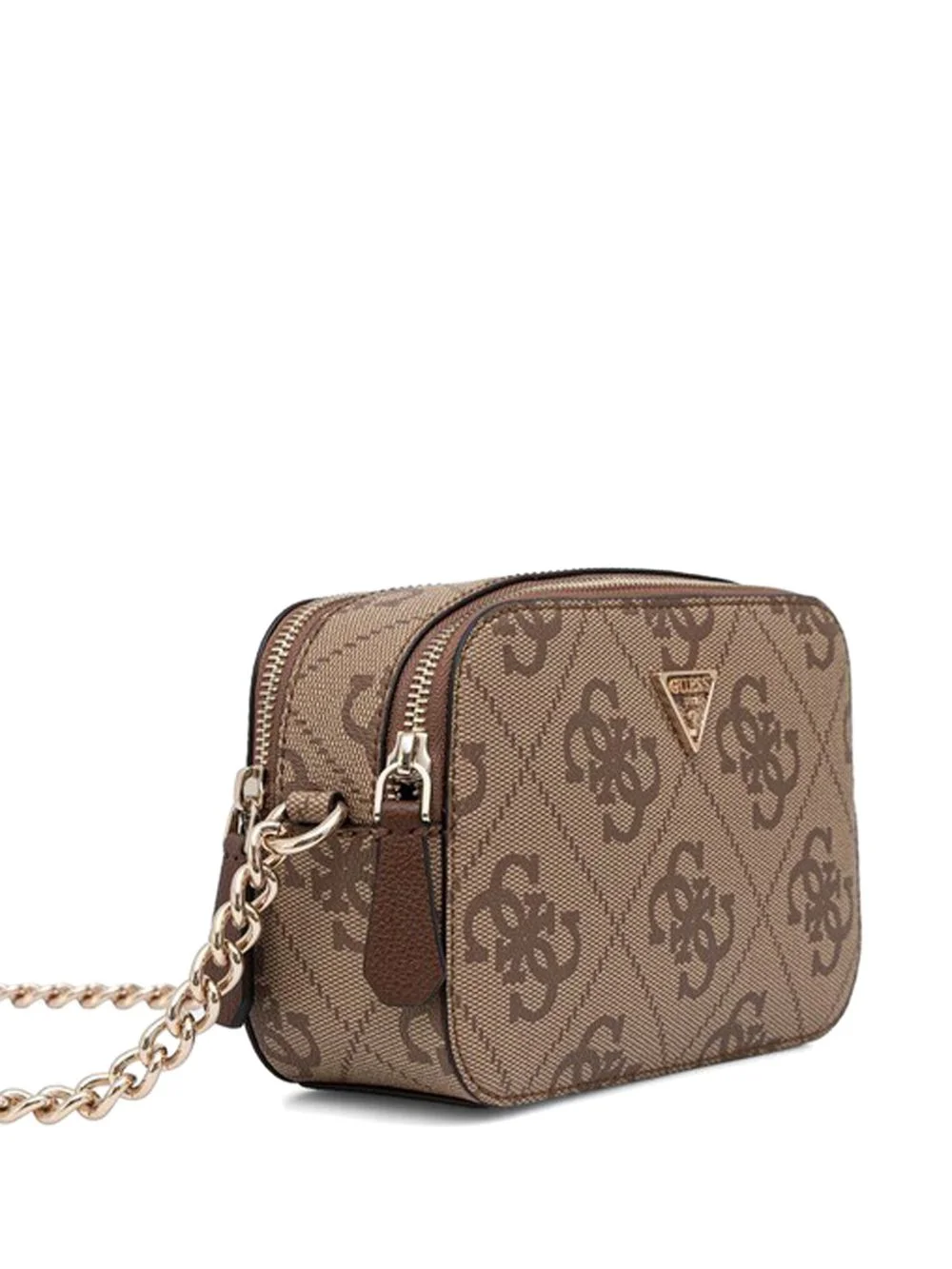 Noelle logo-print chain cross body bag - 1