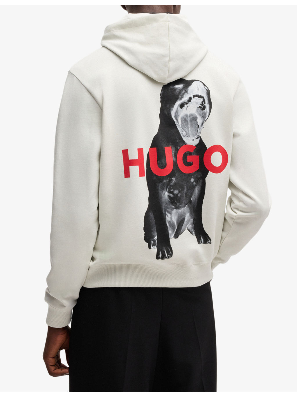 Animal-graphic regular-fit cotton-jersey hoody - 4