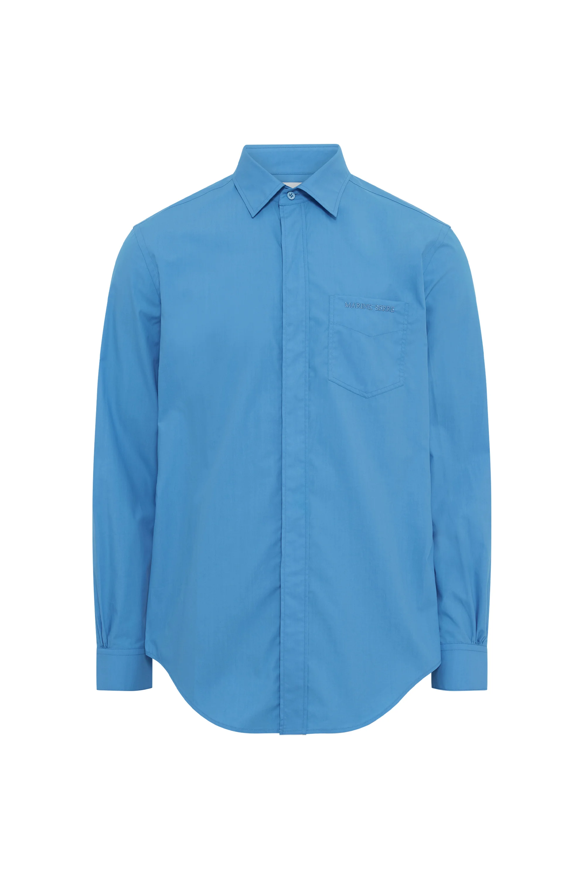 Regenerated Cotton Poplin Button Up Shirt - 1