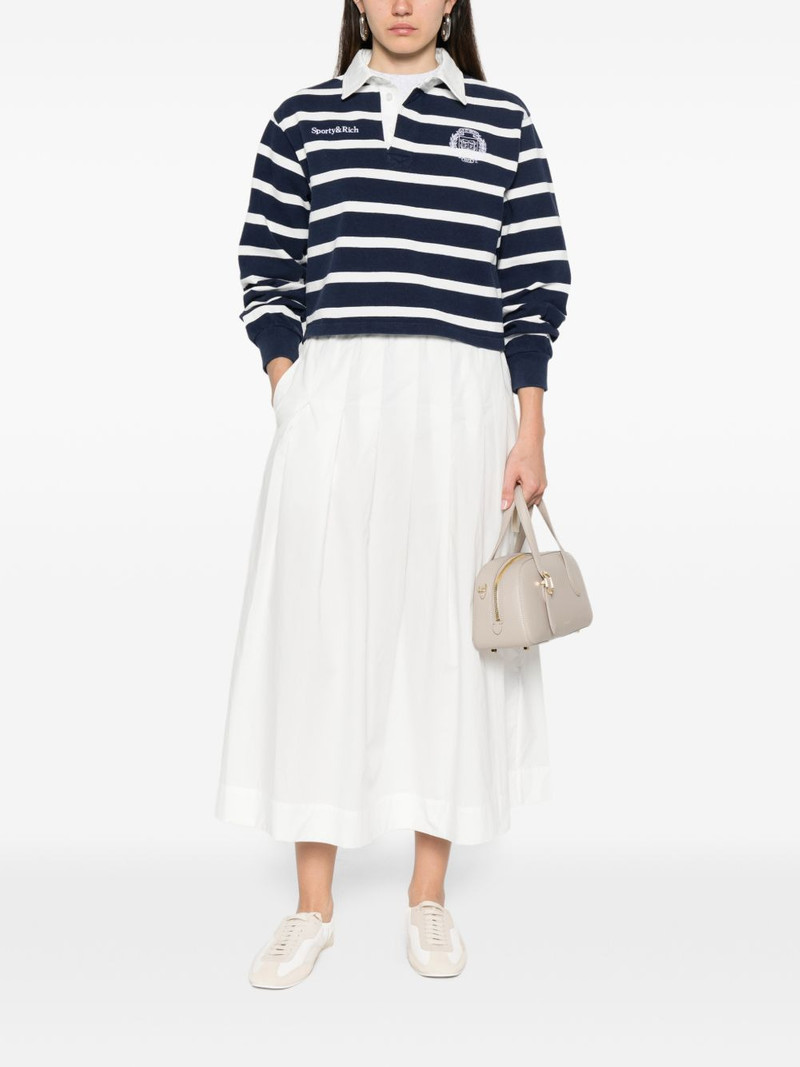 Sporty & Rich Blondie striped polo top outlook