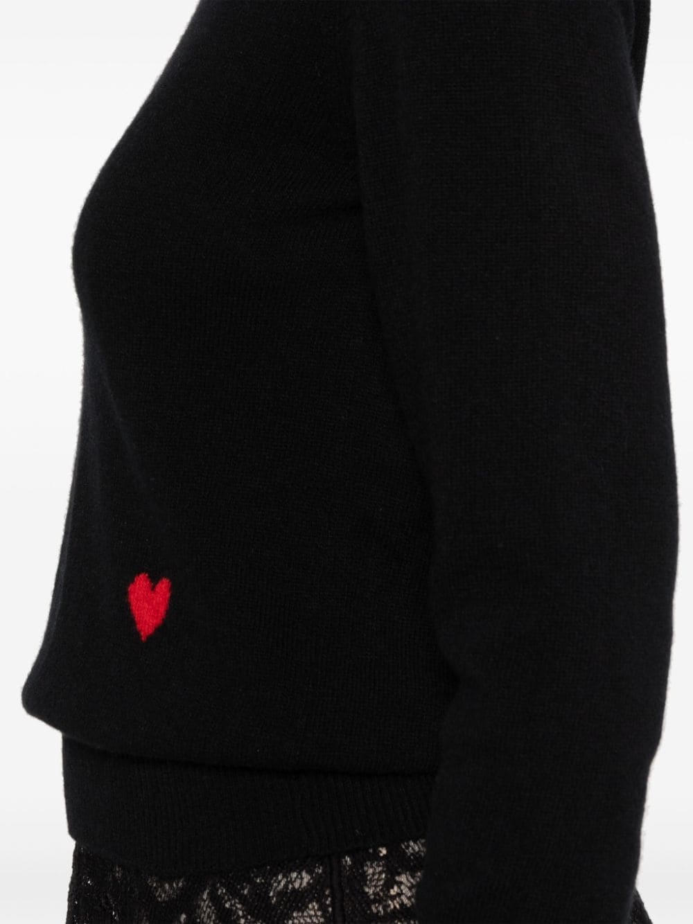 heart-motif sweater - 5