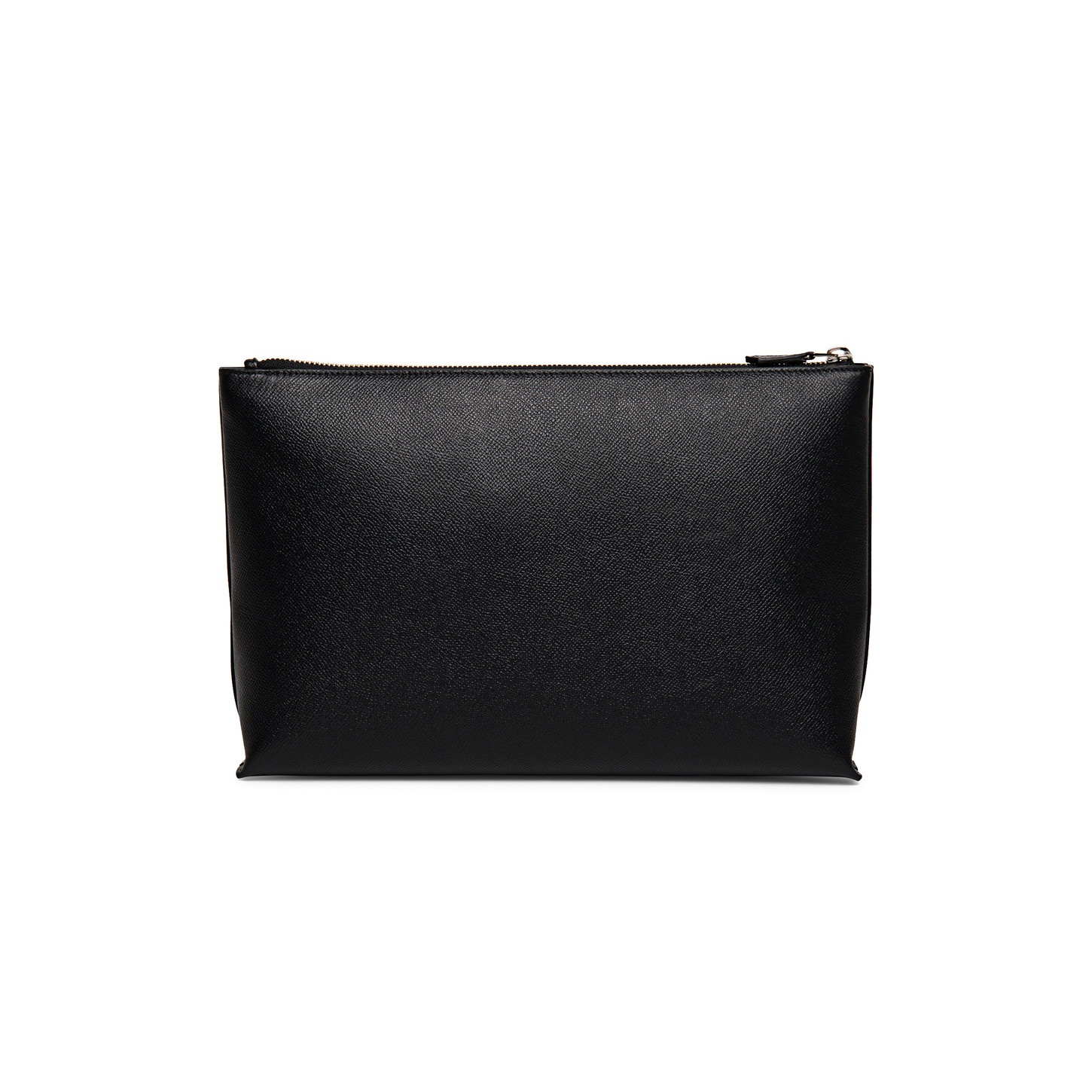 Black saffiano leather pouch - 2