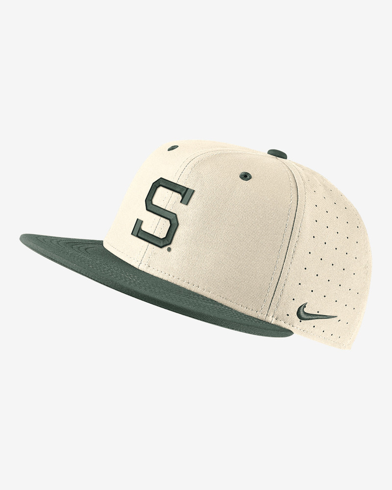 Michigan State Nike College Fitted Baseball Hat - 1