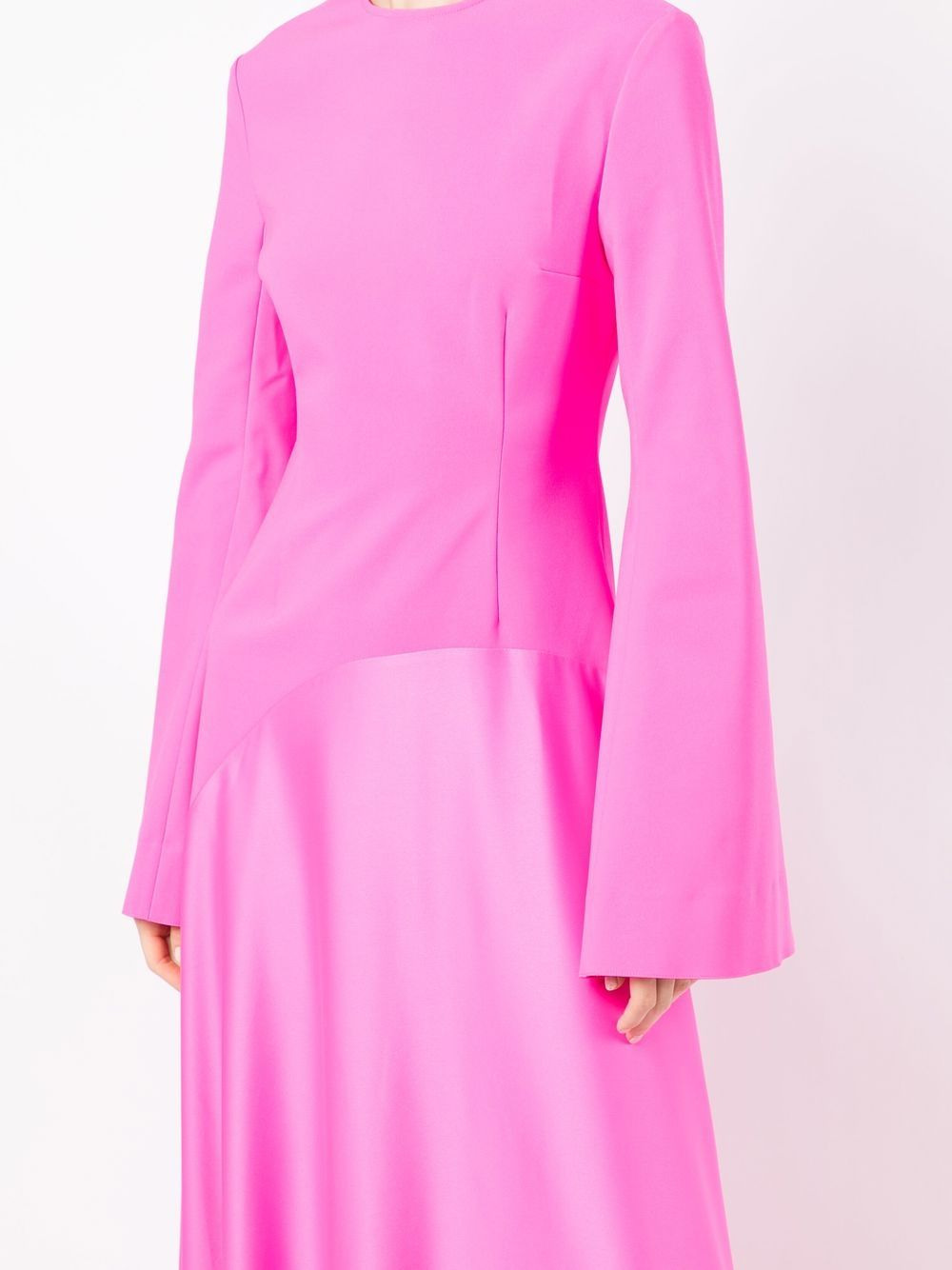 draped maxi dress - 5
