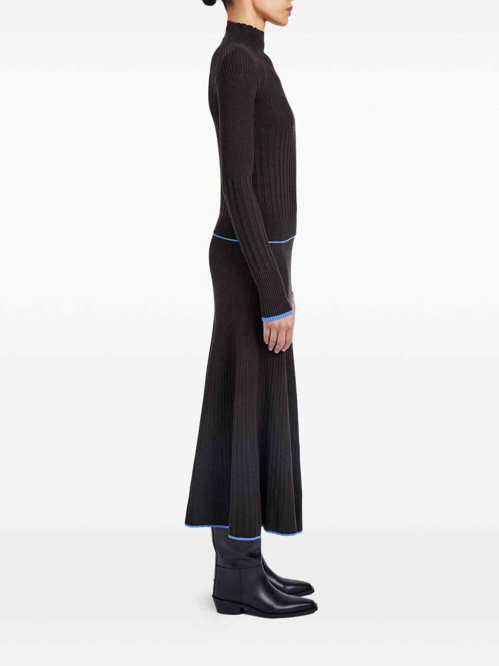 Daniella ribbed turtleneck top - 3