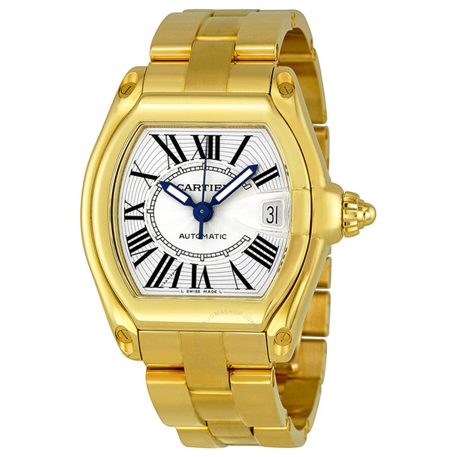 Pre-owned Cartier Roadster Automatic Silver Dial Men's Watch W62005V1 - 1