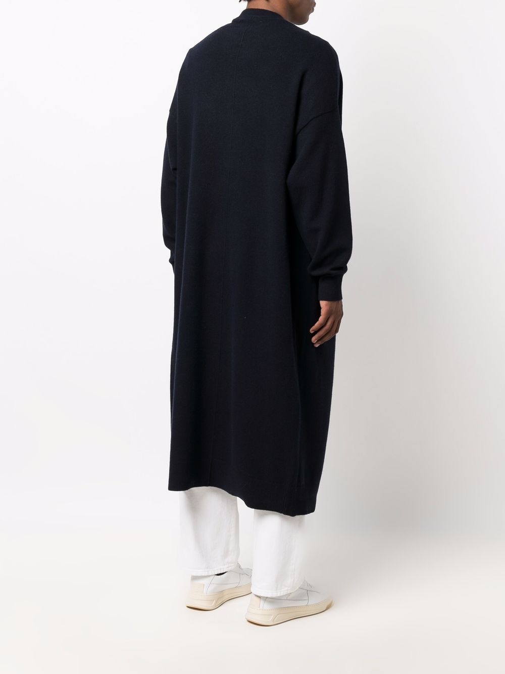 longline drop shoulder cardigan - 5