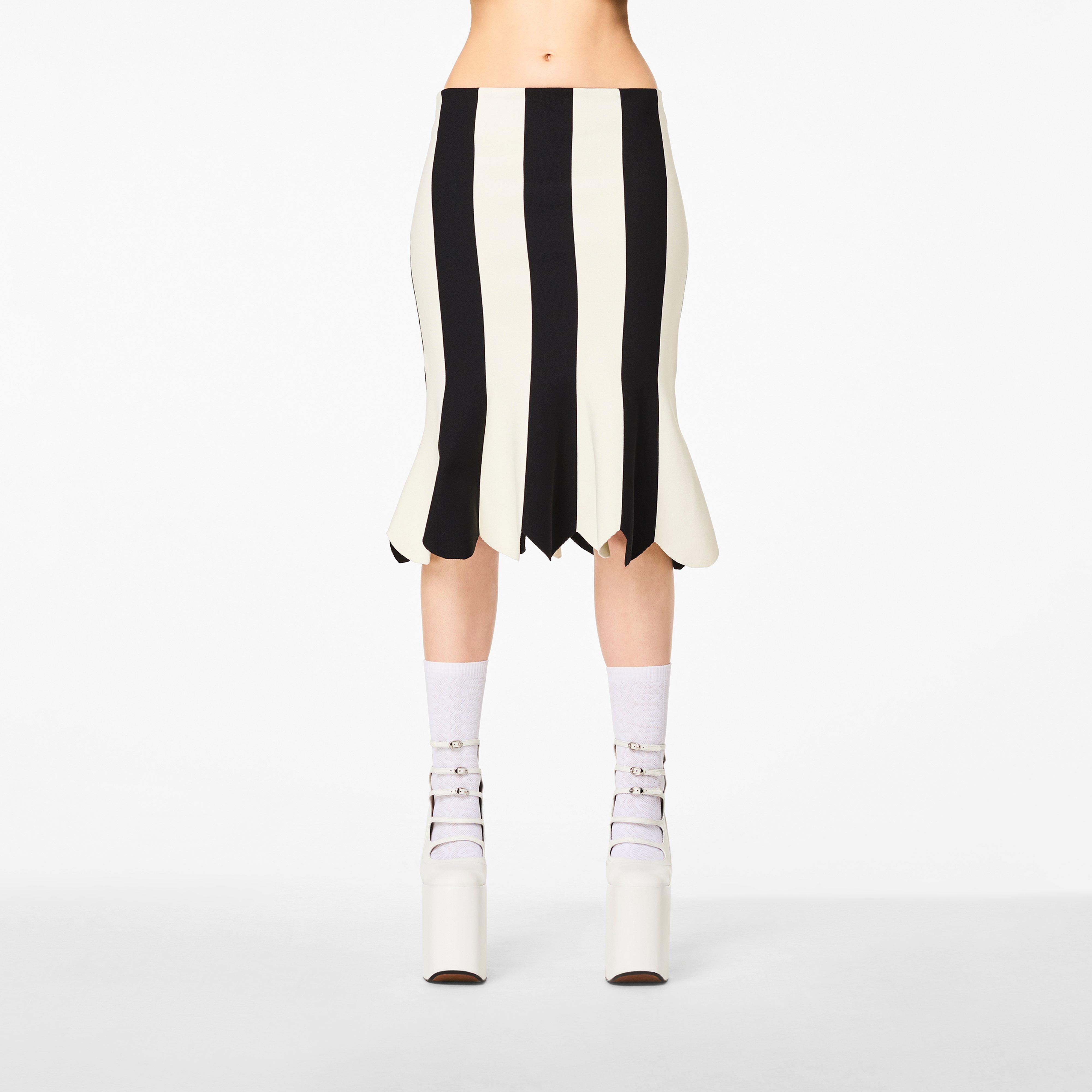 THE SCUBA STRIPE SKIRT - 5