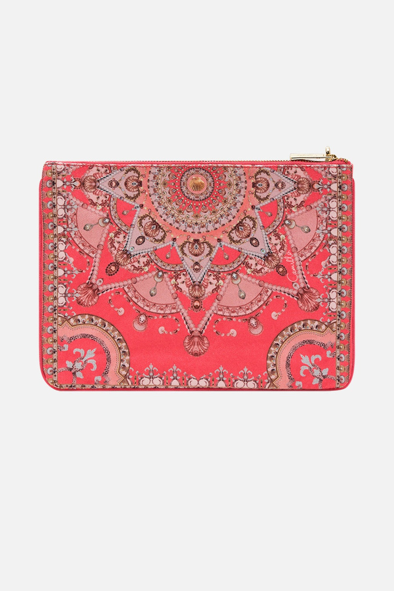 CAMILLA SMALL CANVAS CLUTCH outlook