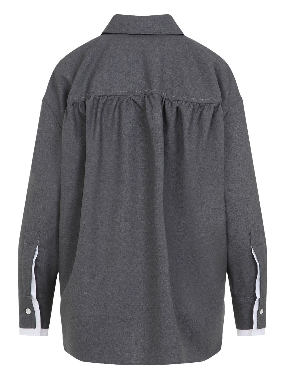 embroidered logo shirt - 2