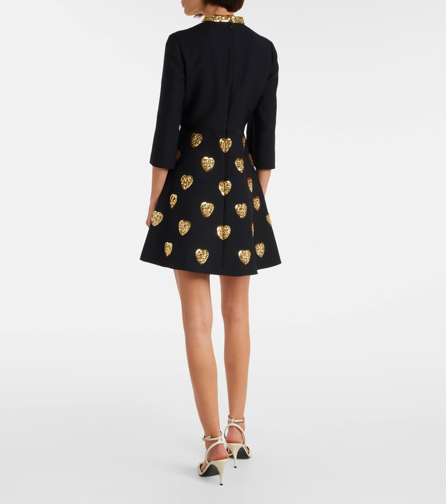 Crepe Couture embroidered minidress - 3