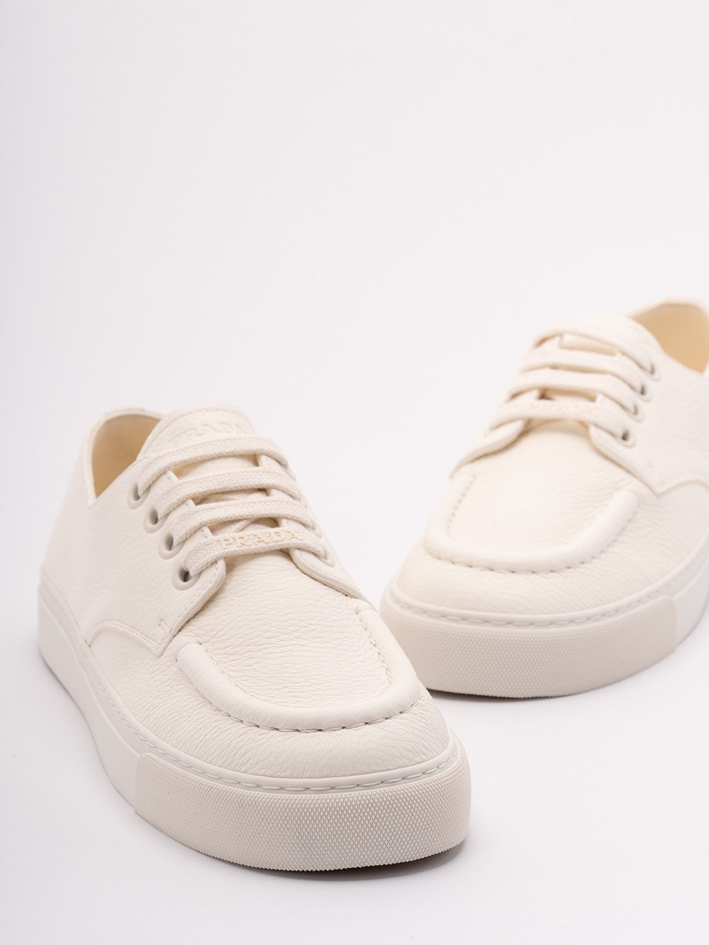 Prada Men Leather Sneakers - 5