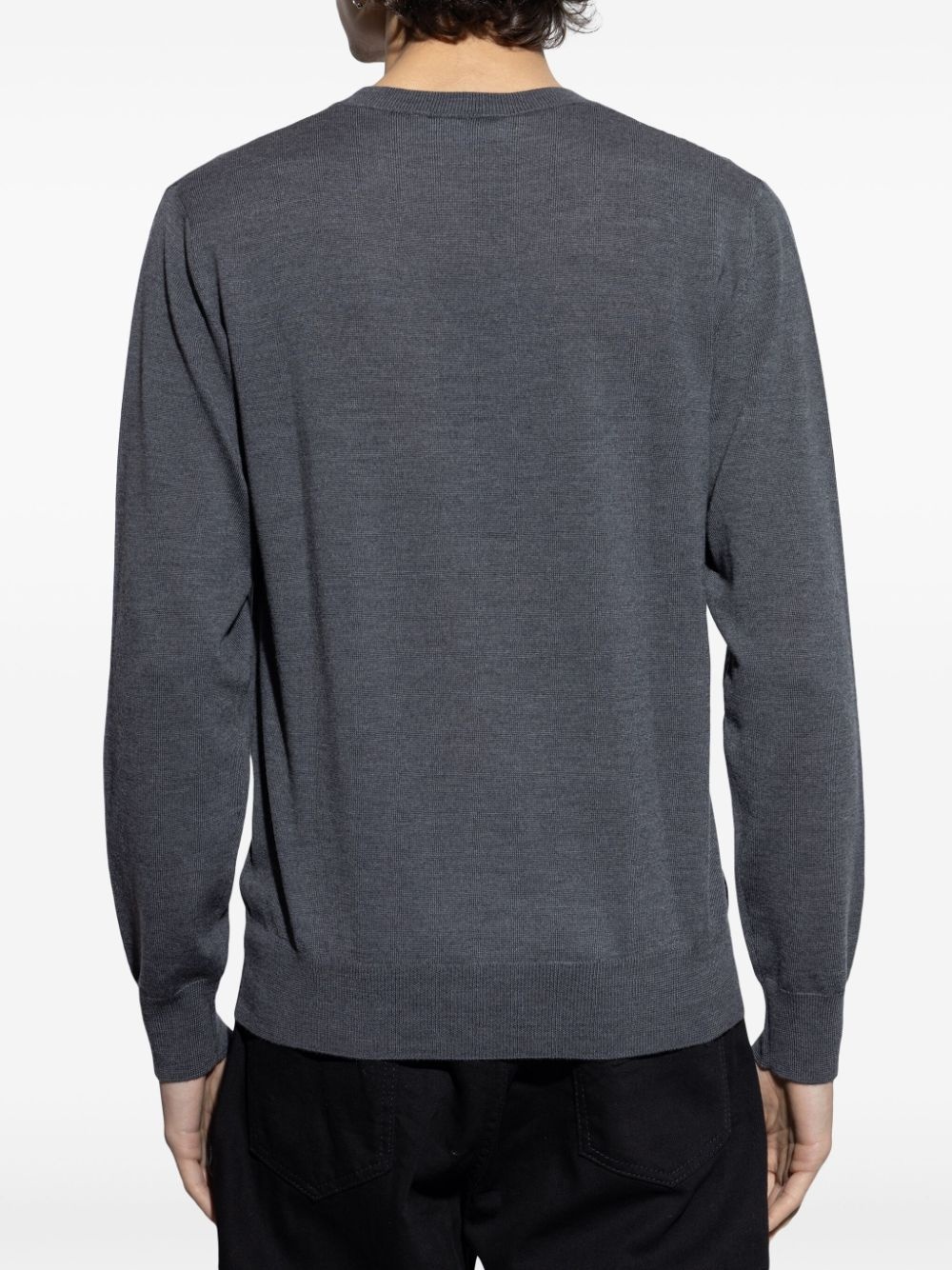 logo intarsia-knit jumper - 4