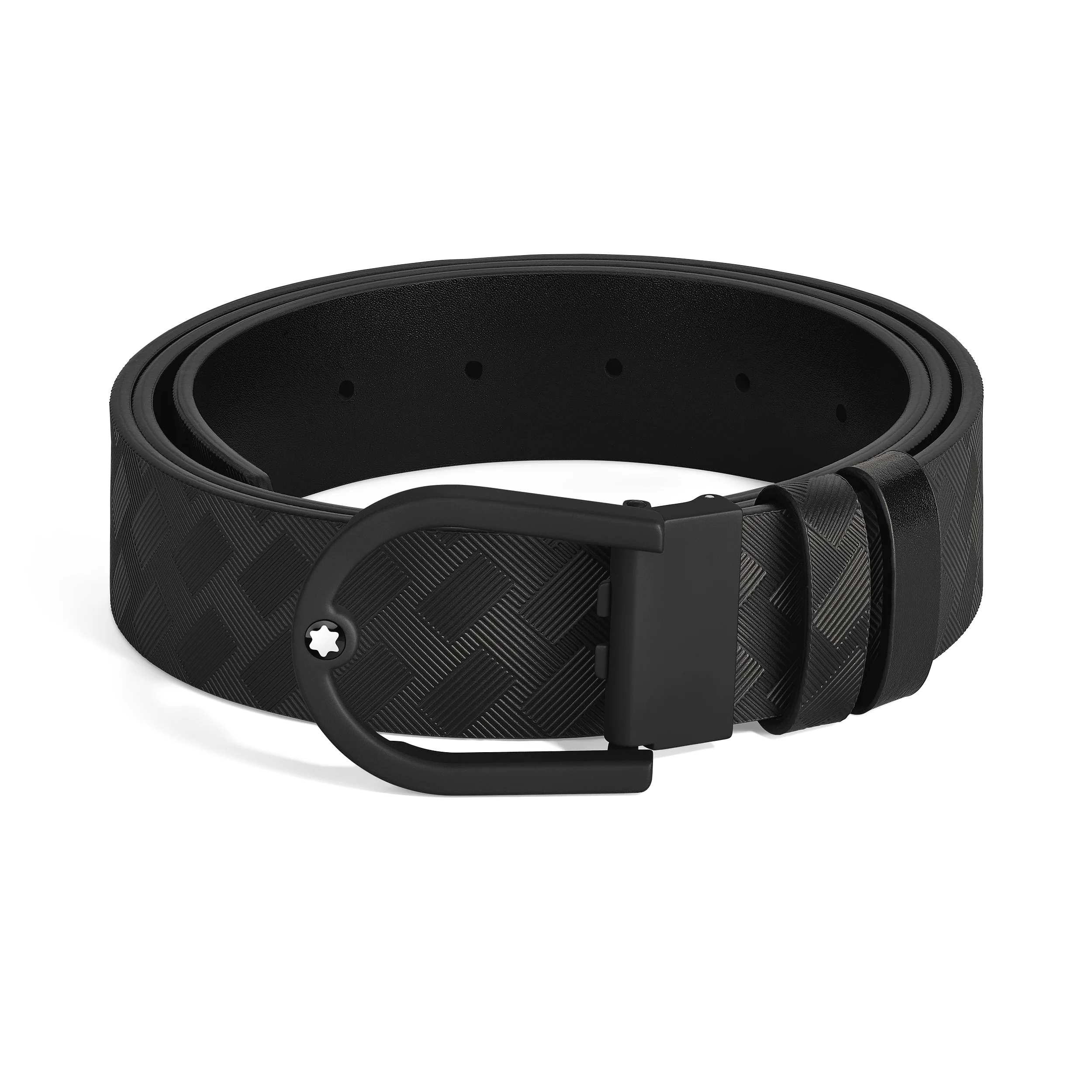 HORSESHOE 35 MM REVERSIBLE BELT IN EXTREME LEATHER - 1